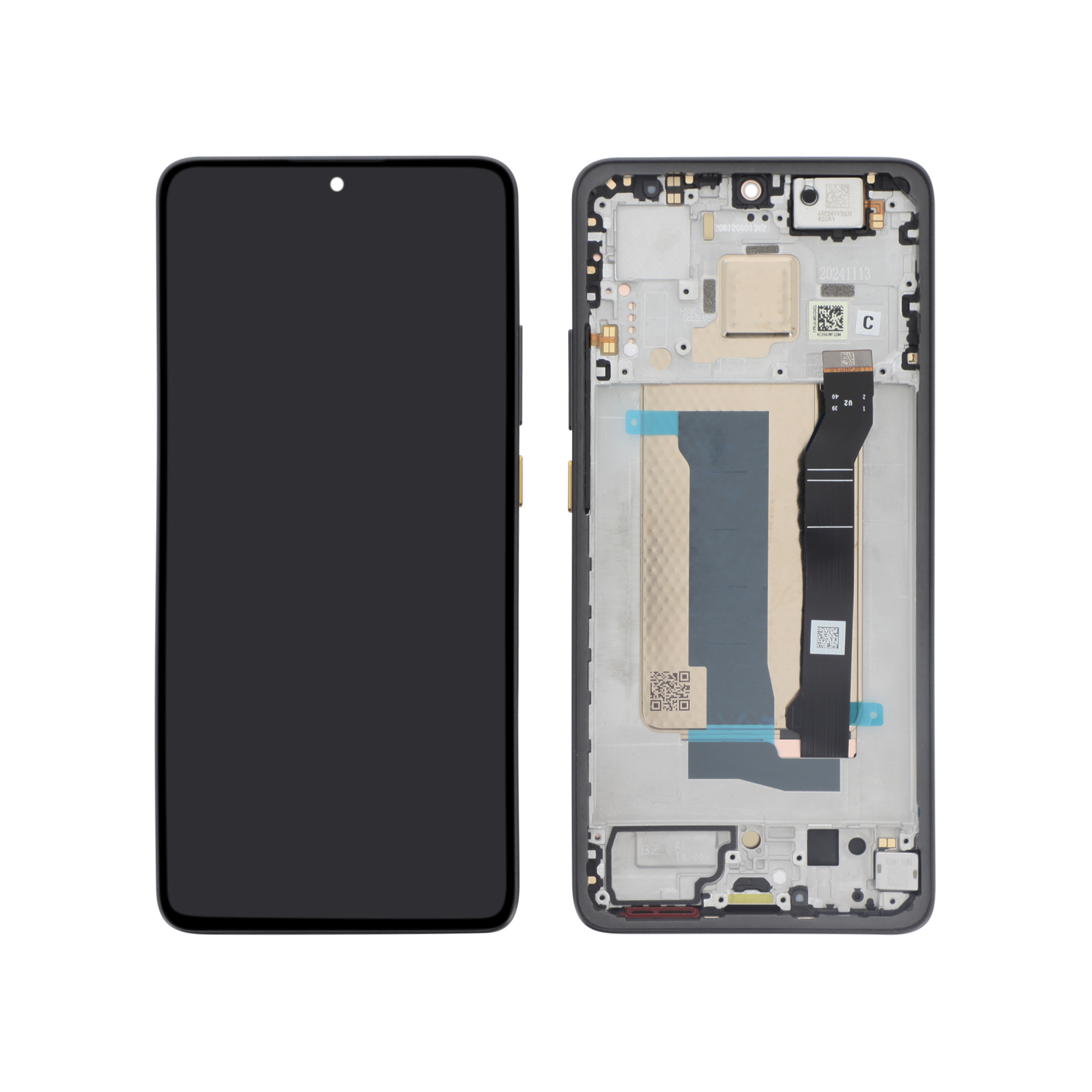 Display complet Xiaomi Poco X7 Pro Galben Service Pack