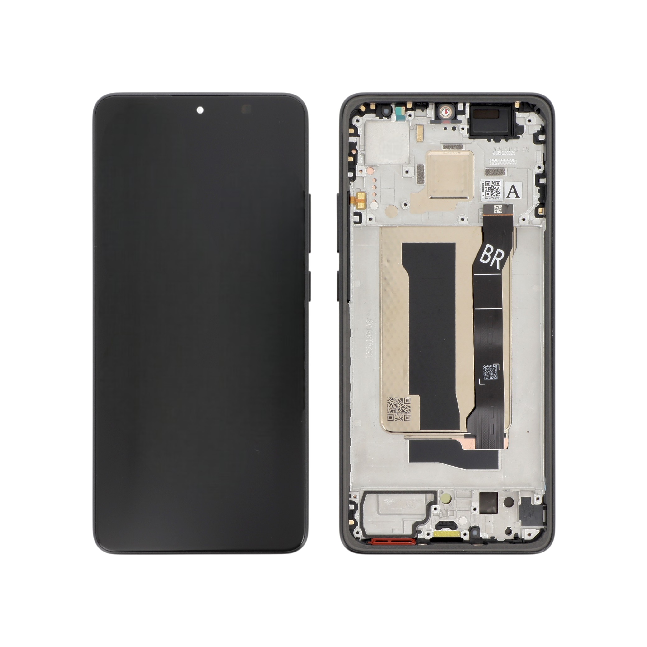 Display complet cu ramă Reconditionat Black Poco X7 Pro