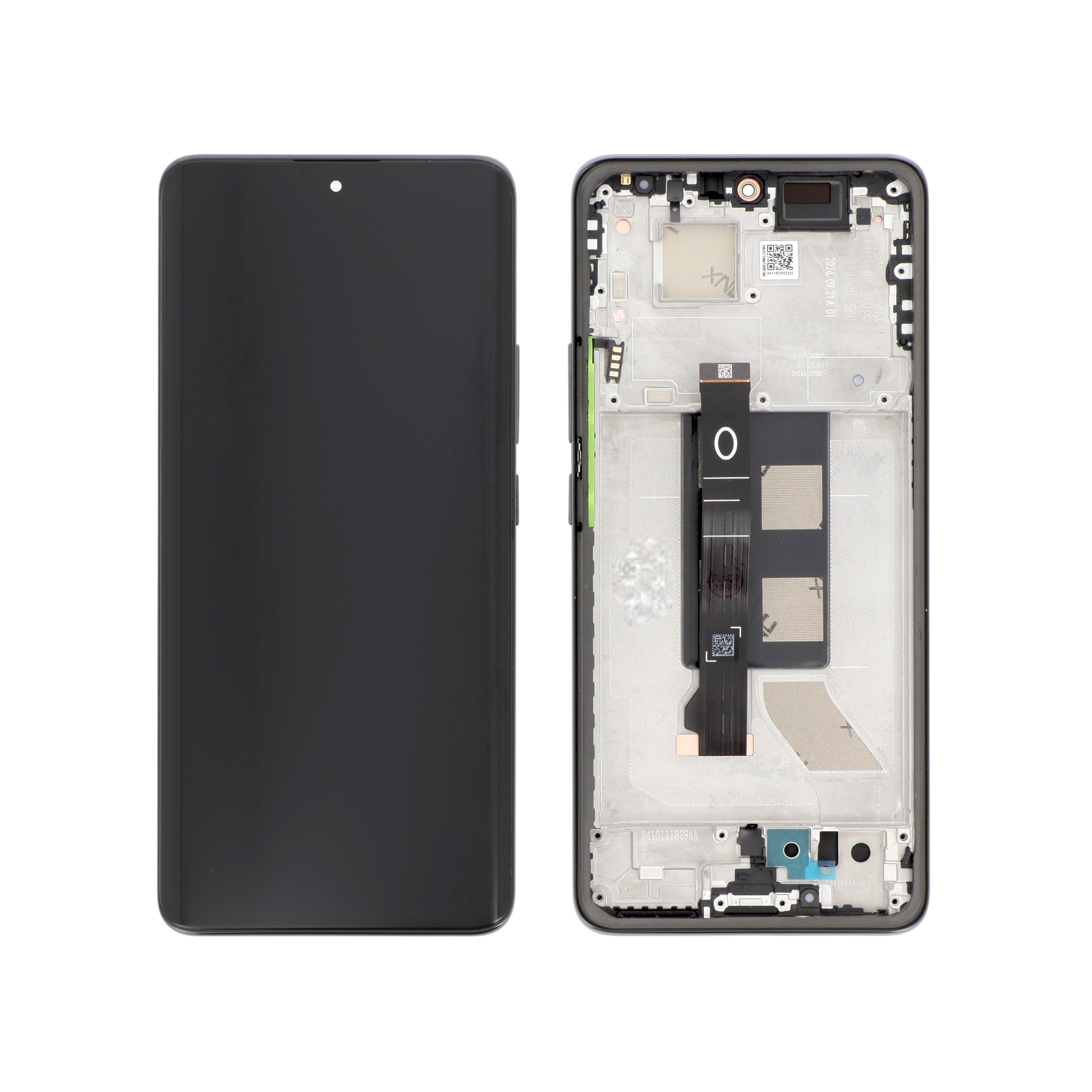 Display complet cu ramă Poco X7 Black Reconditionat