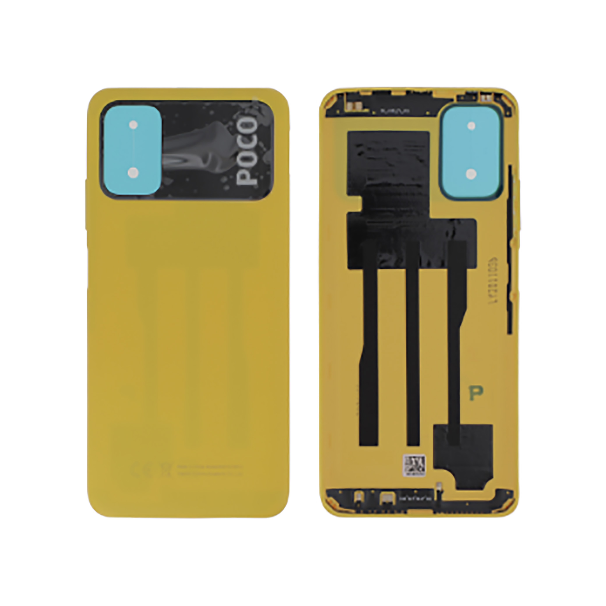 Capac spate Xiaomi Poco M3 Yellow Service Pack