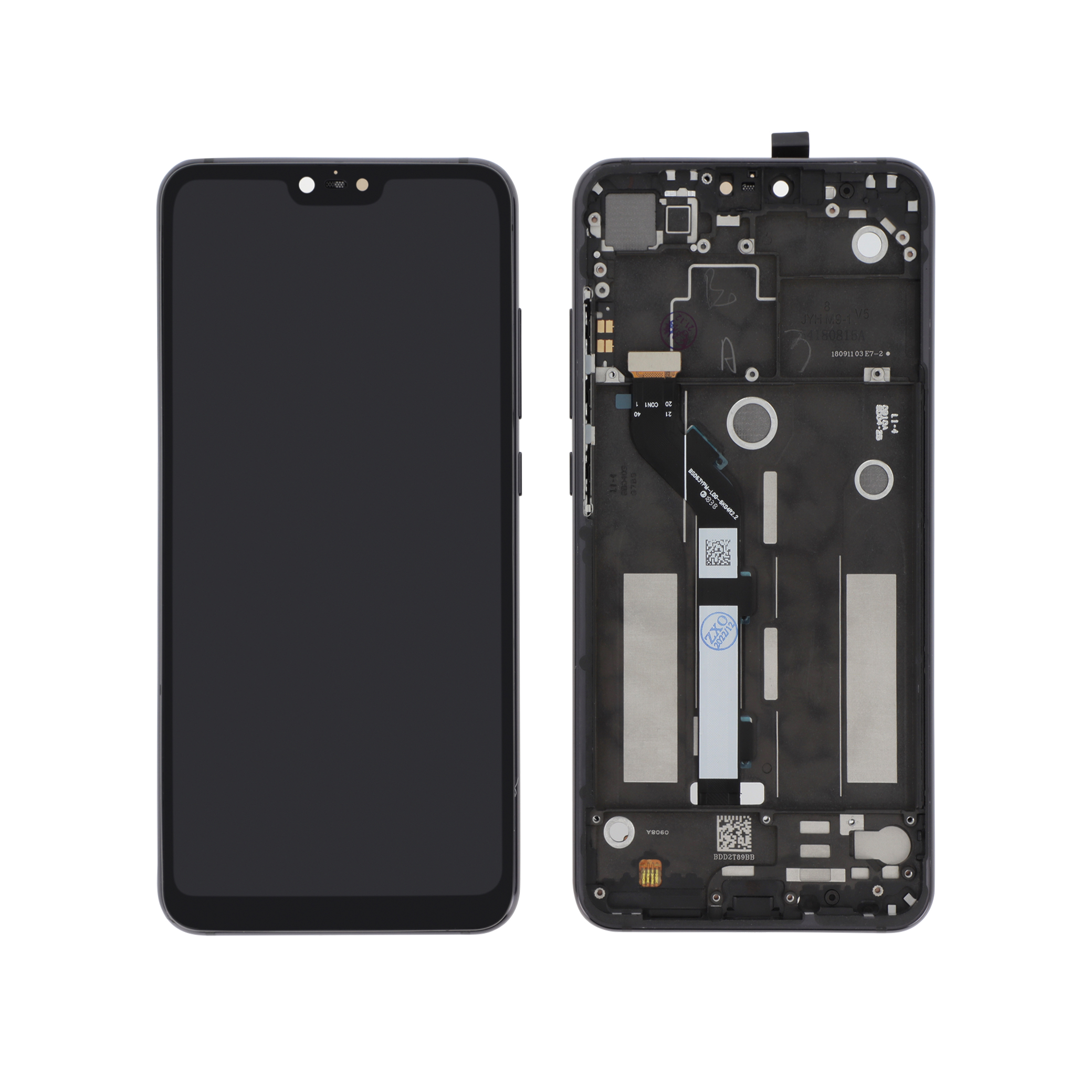 Display Xiaomi Mi 8 Lite Negru cu ramă Compatibil