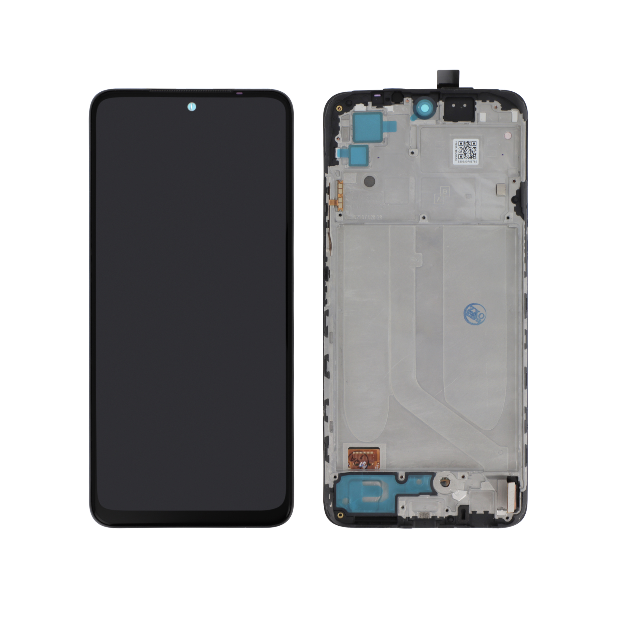 Display OLED complet cu ramă Xiaomi Redmi Note 10 / 10S, Compatibil