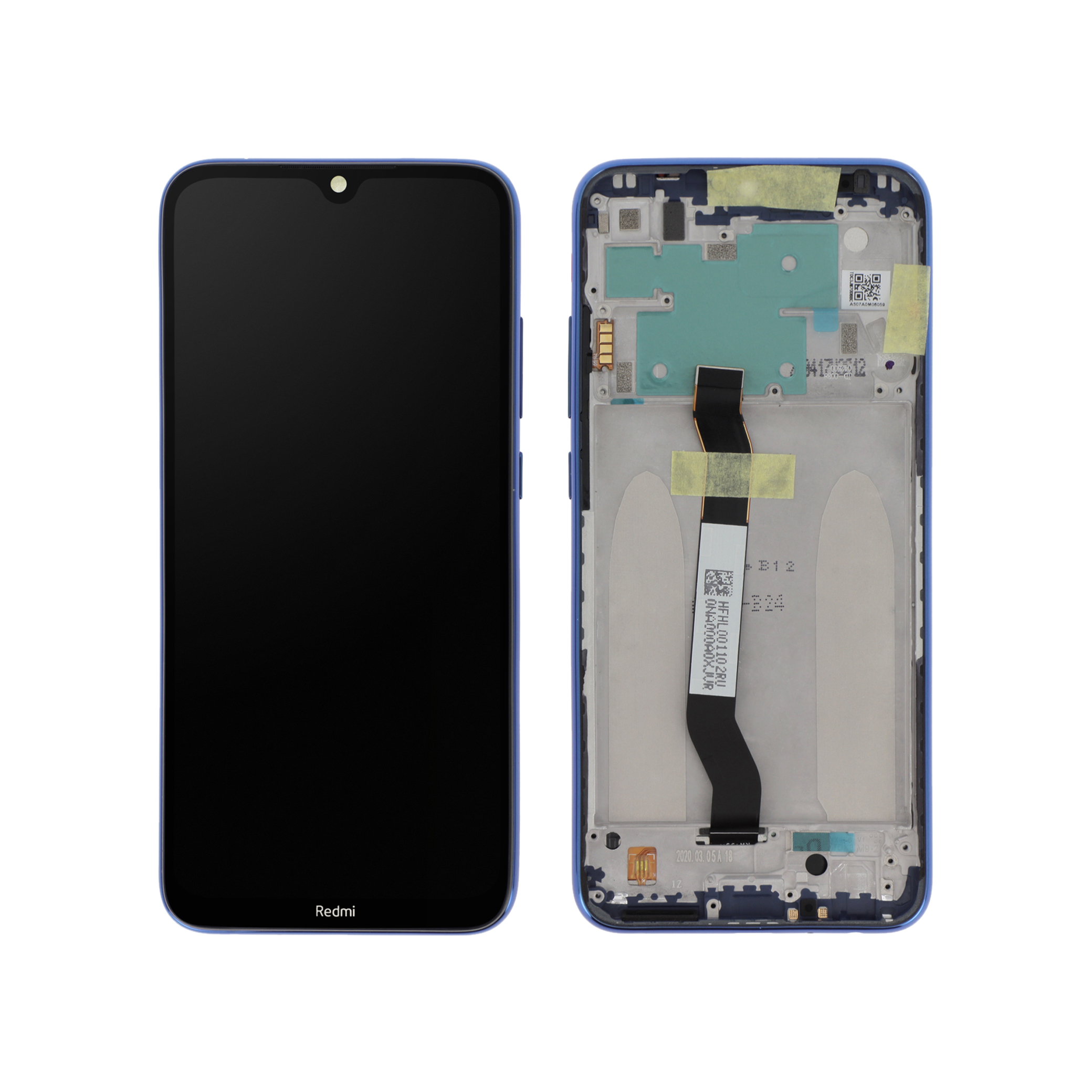 Display complet Xiaomi Redmi Note 8 / Redmi Note 8 2021 Albastru Service Pack