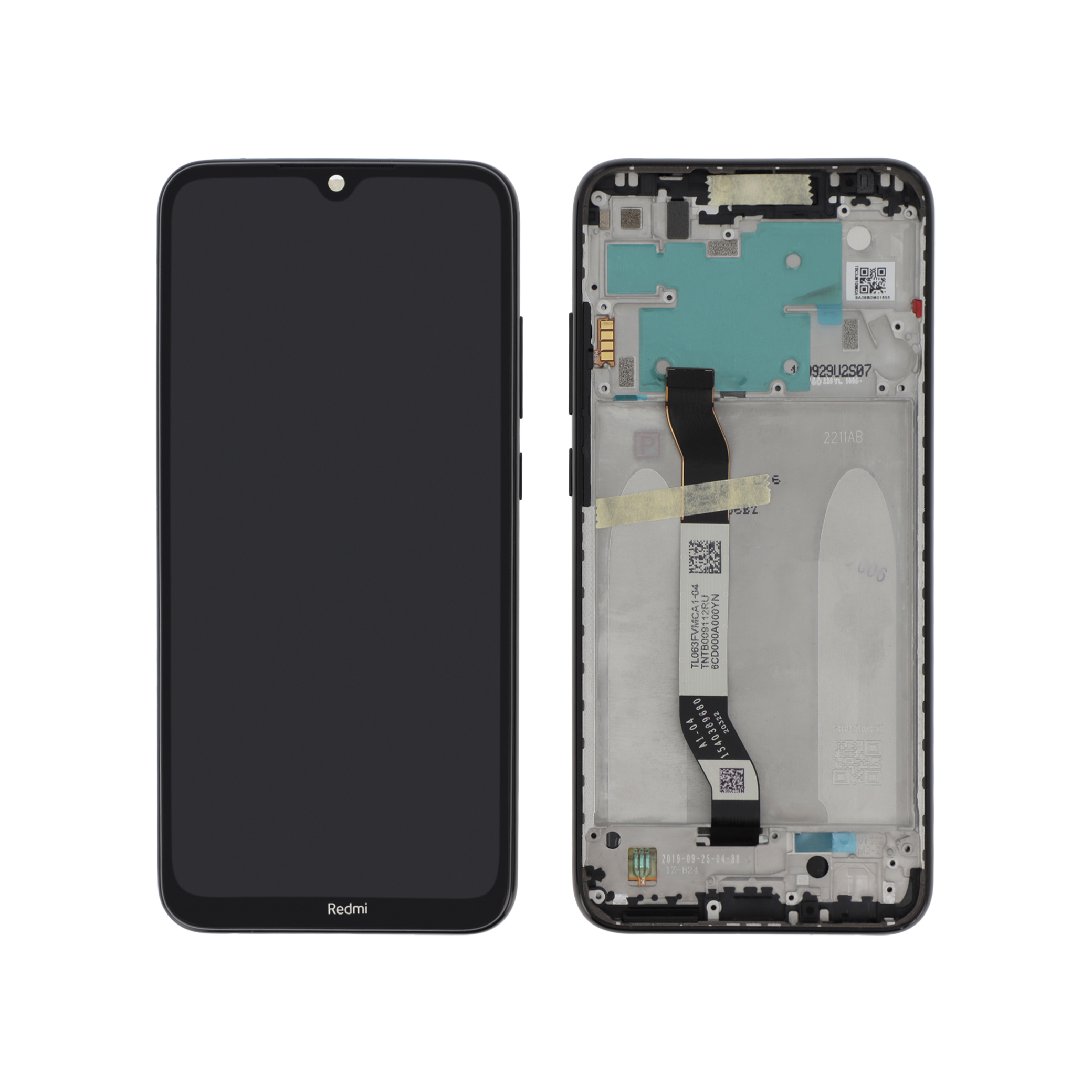 Display complet Xiaomi Redmi Note 8 / Redmi Note 8 2021 Black Service Pack