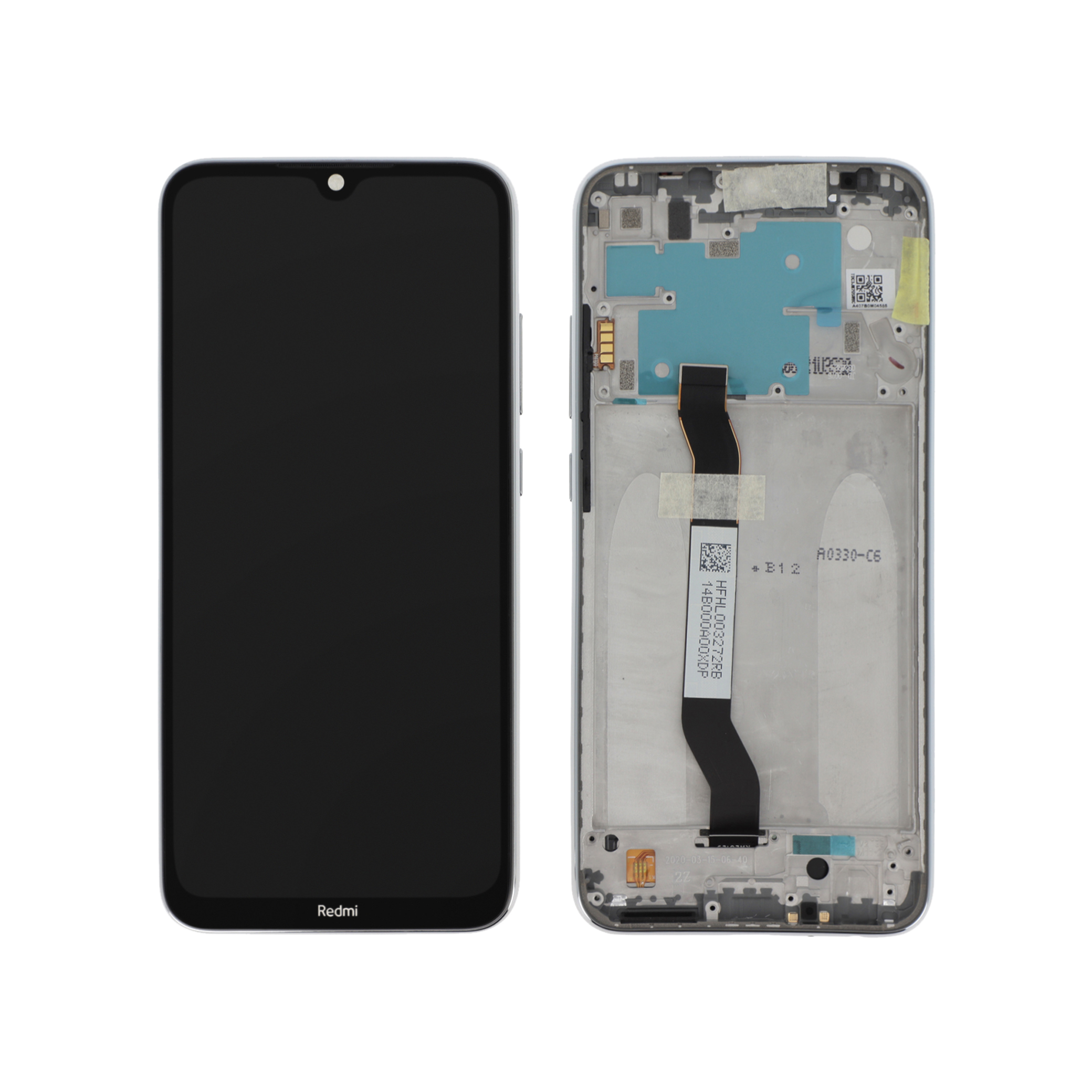 Display complet Xiaomi Redmi Note 8 / Redmi Note 8 2021 Alb Service Pack