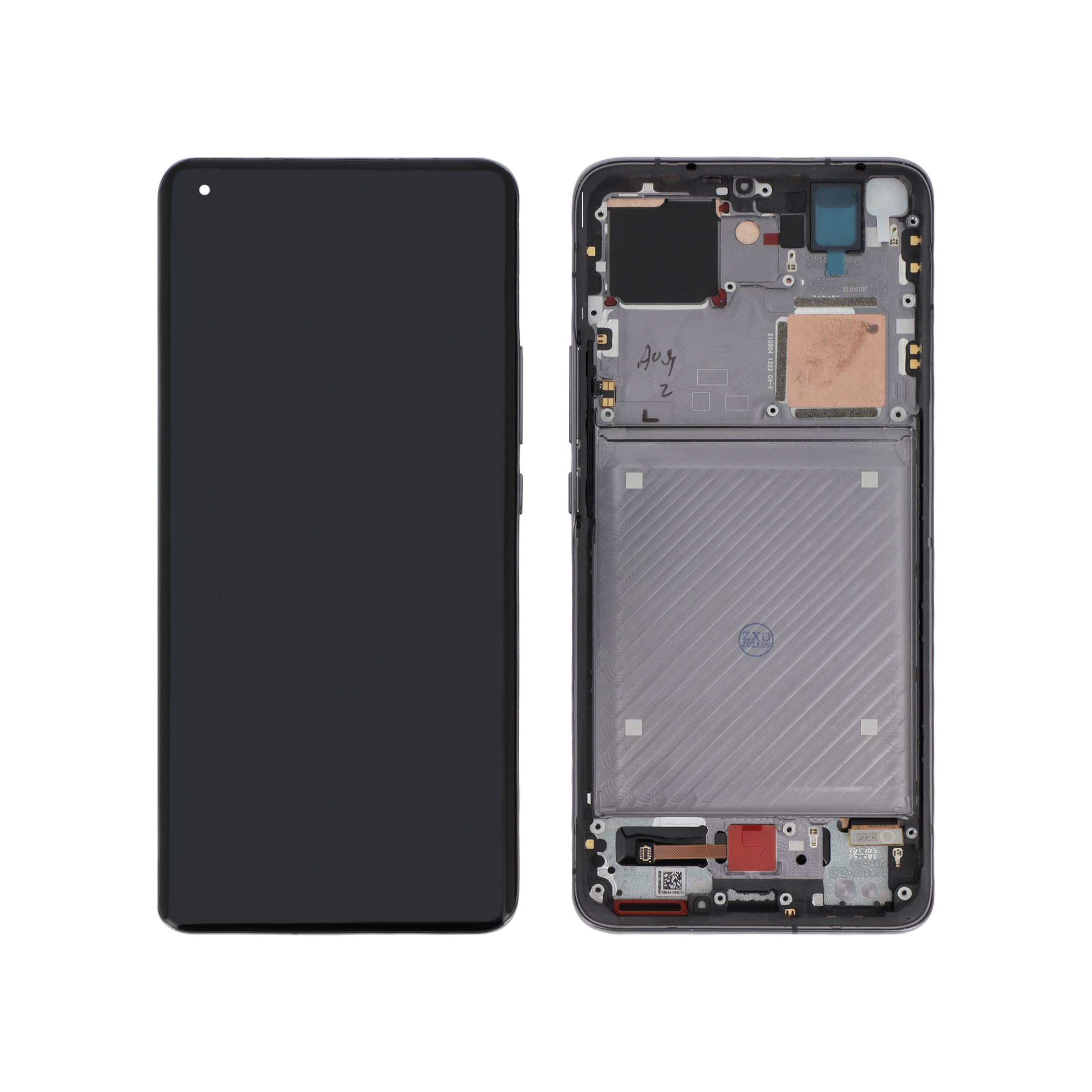 Display complet Xiaomi Mi 11 Pro 5G Black cu ramă Reconditionat