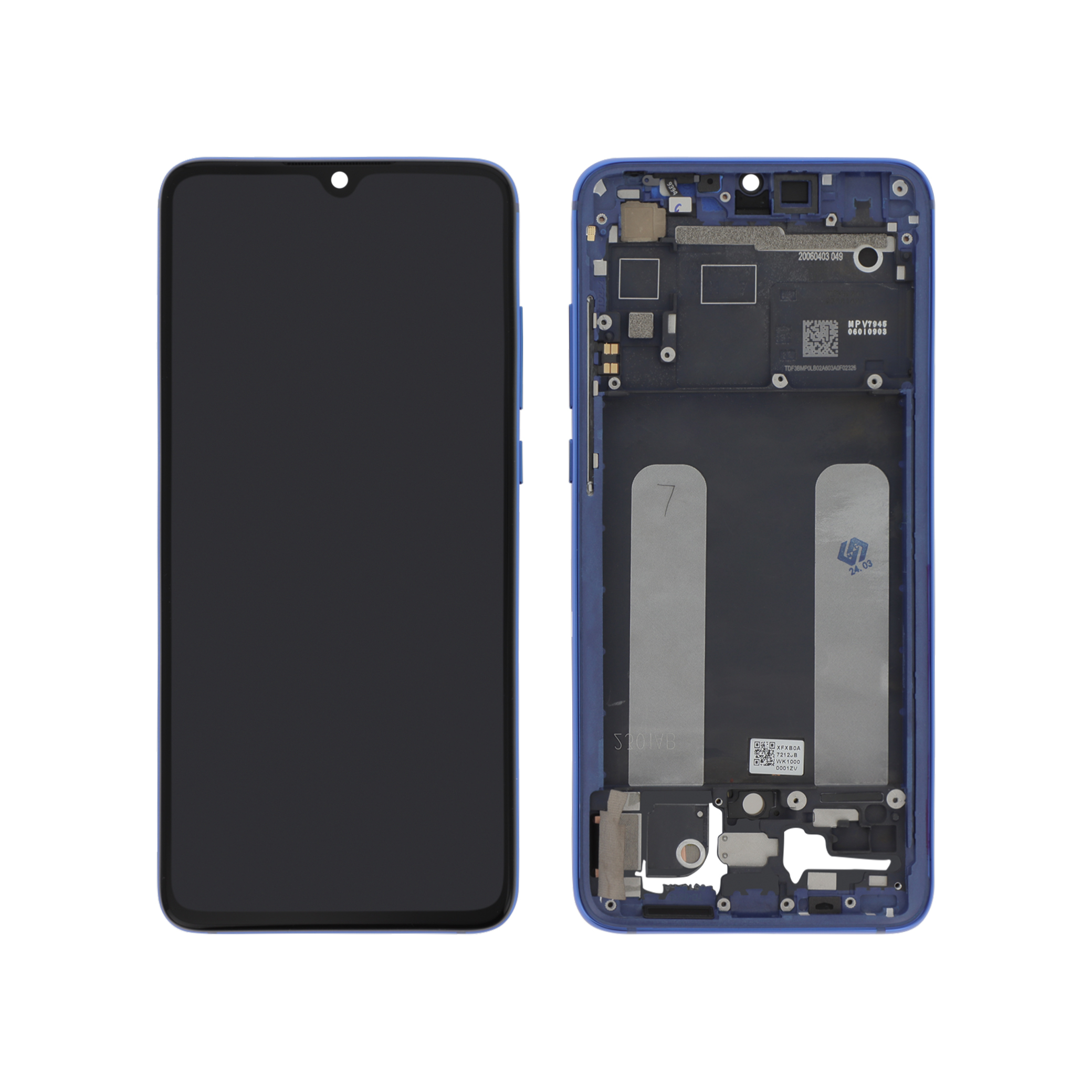 Display complet Xiaomi Mi 9 Lite Albastru Service Pack