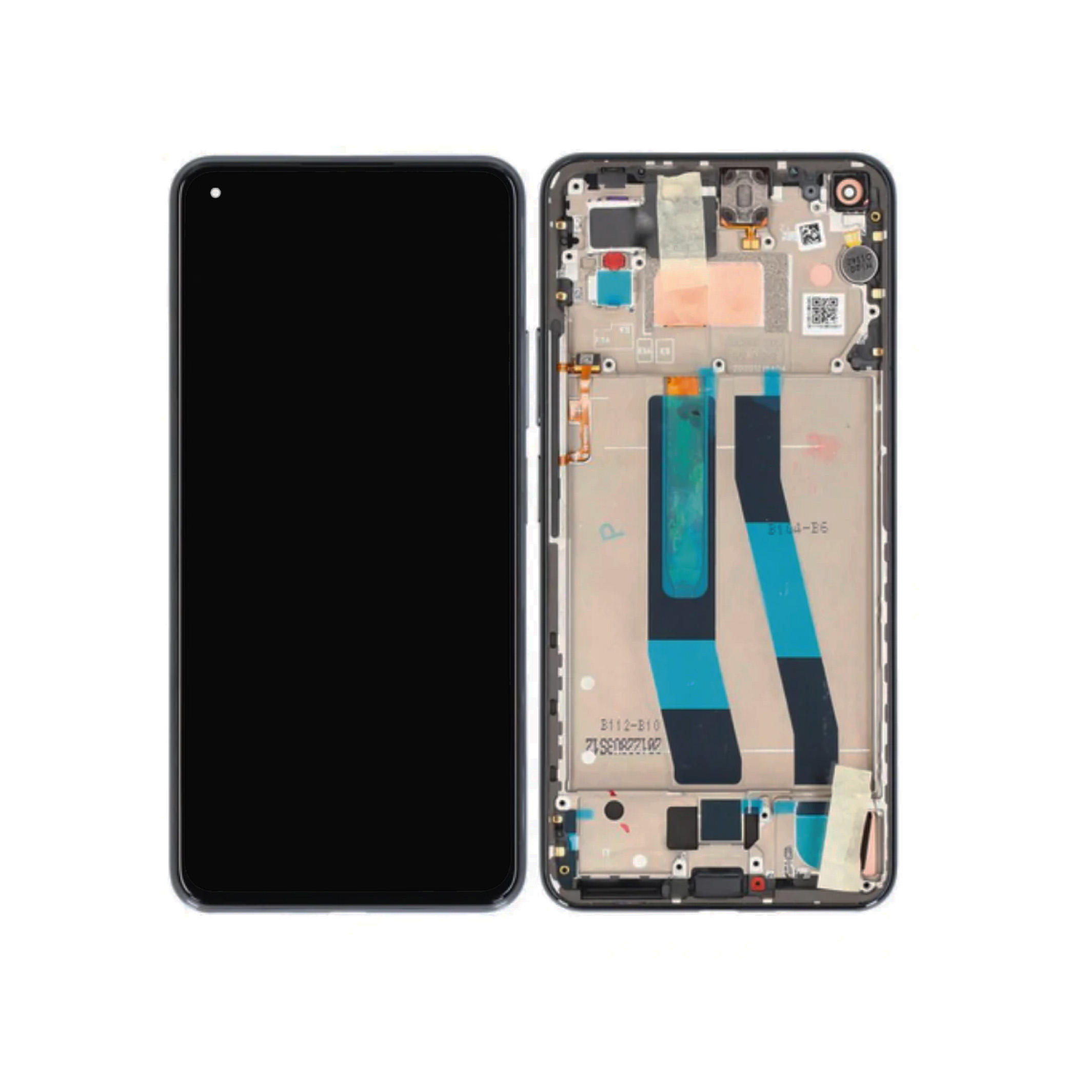 Display complet Xiaomi Mi 11 Lite 4G Negru Service Pack