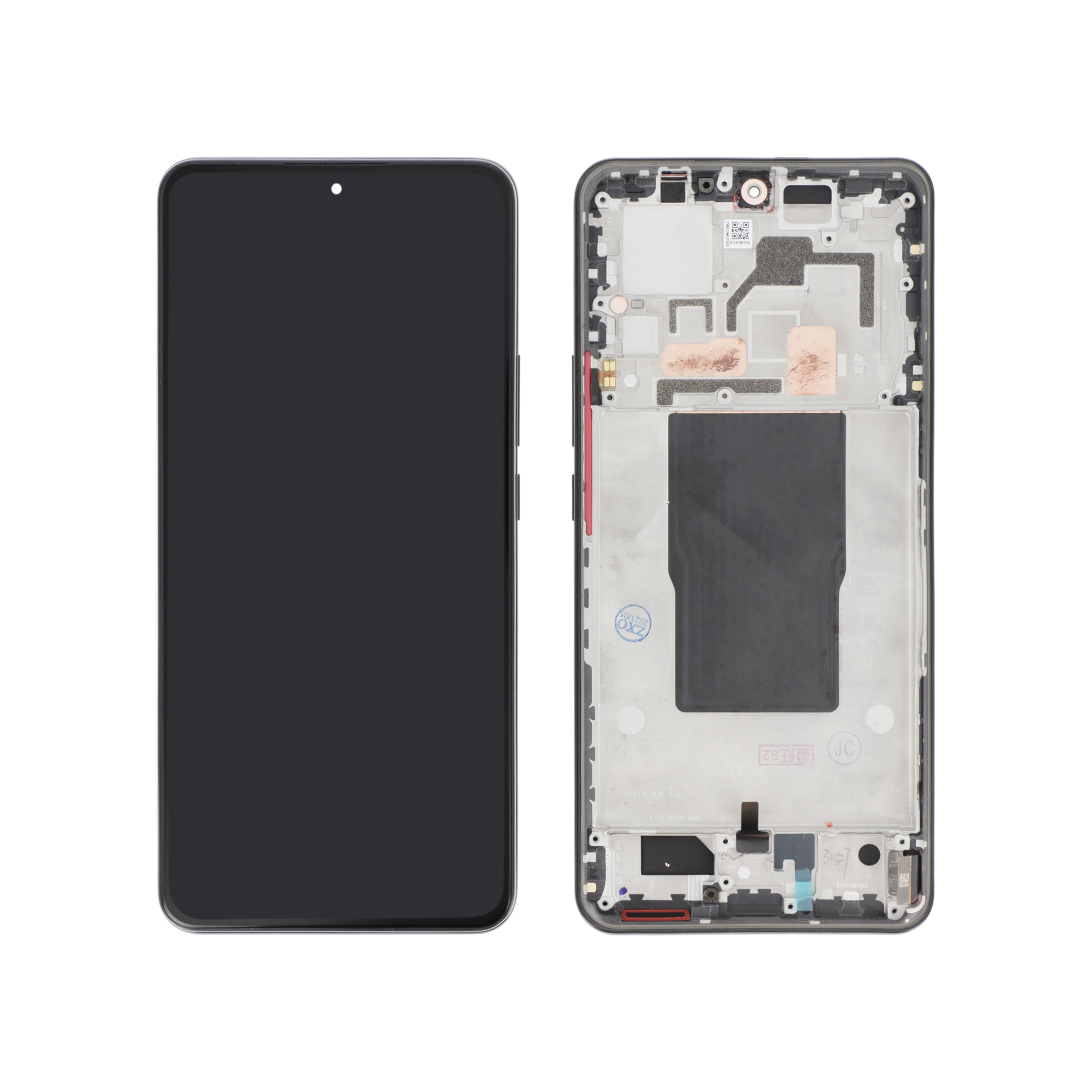 Display complet cu rama Xiaomi 12T / 12T Pro Black Reconditionat