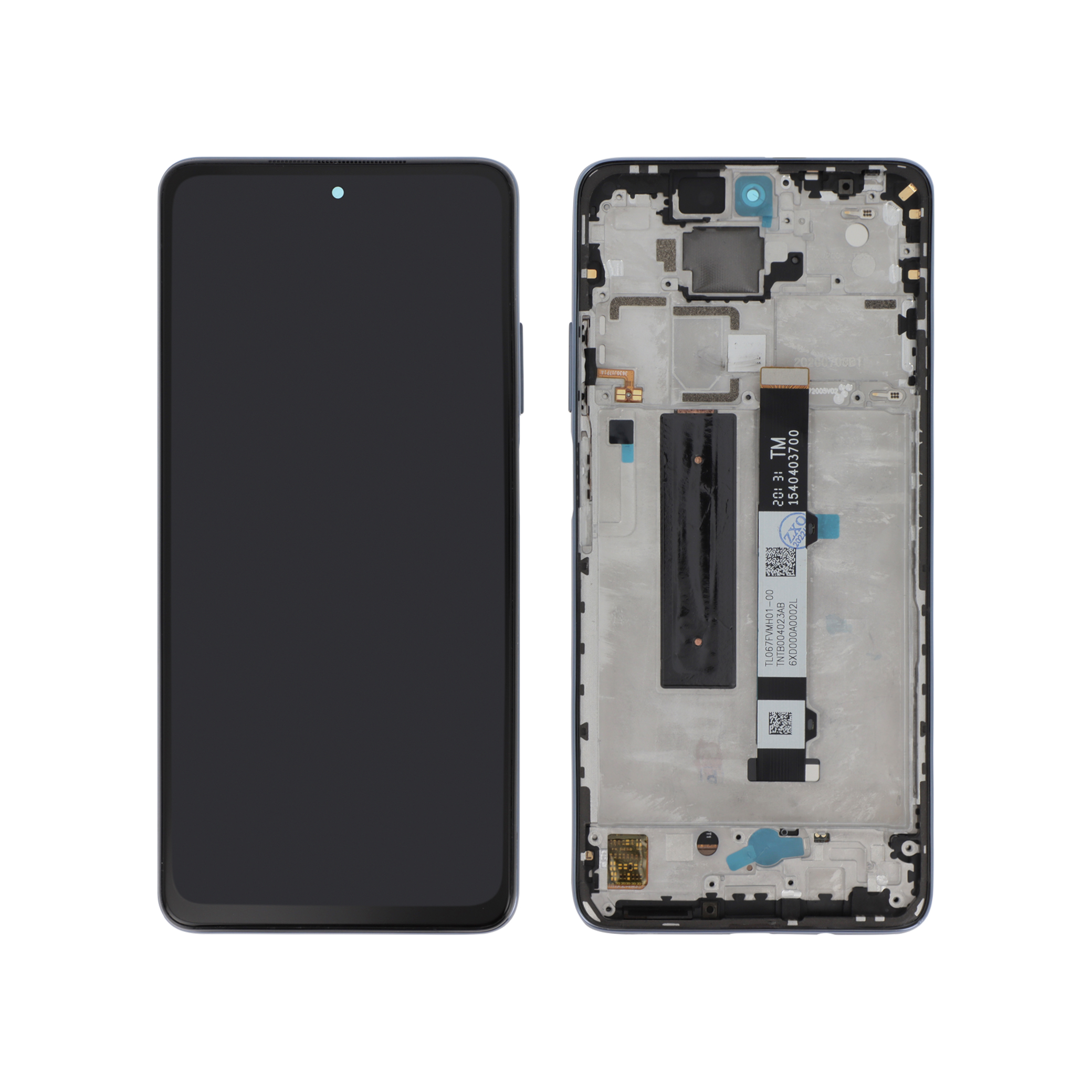 Display complet cu ramă Xiaomi Mi 10T Lite 5G Gri Compatibil