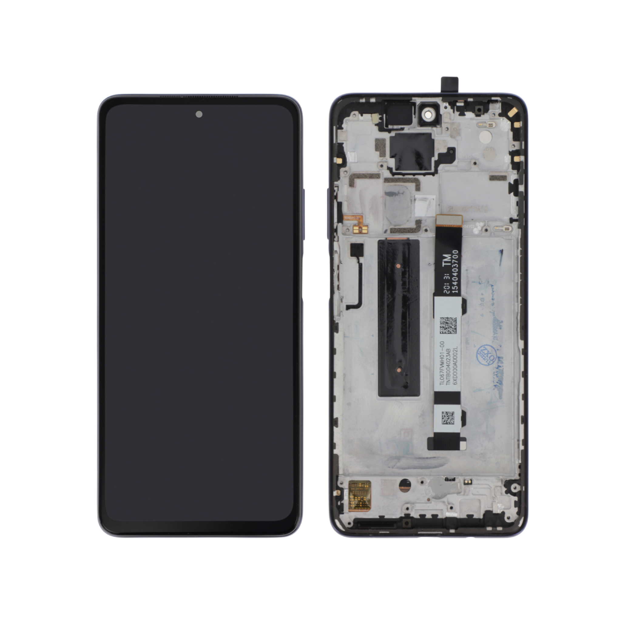 Display complet cu ramă Xiaomi Mi 10T Lite 5G Albastru Compatibil