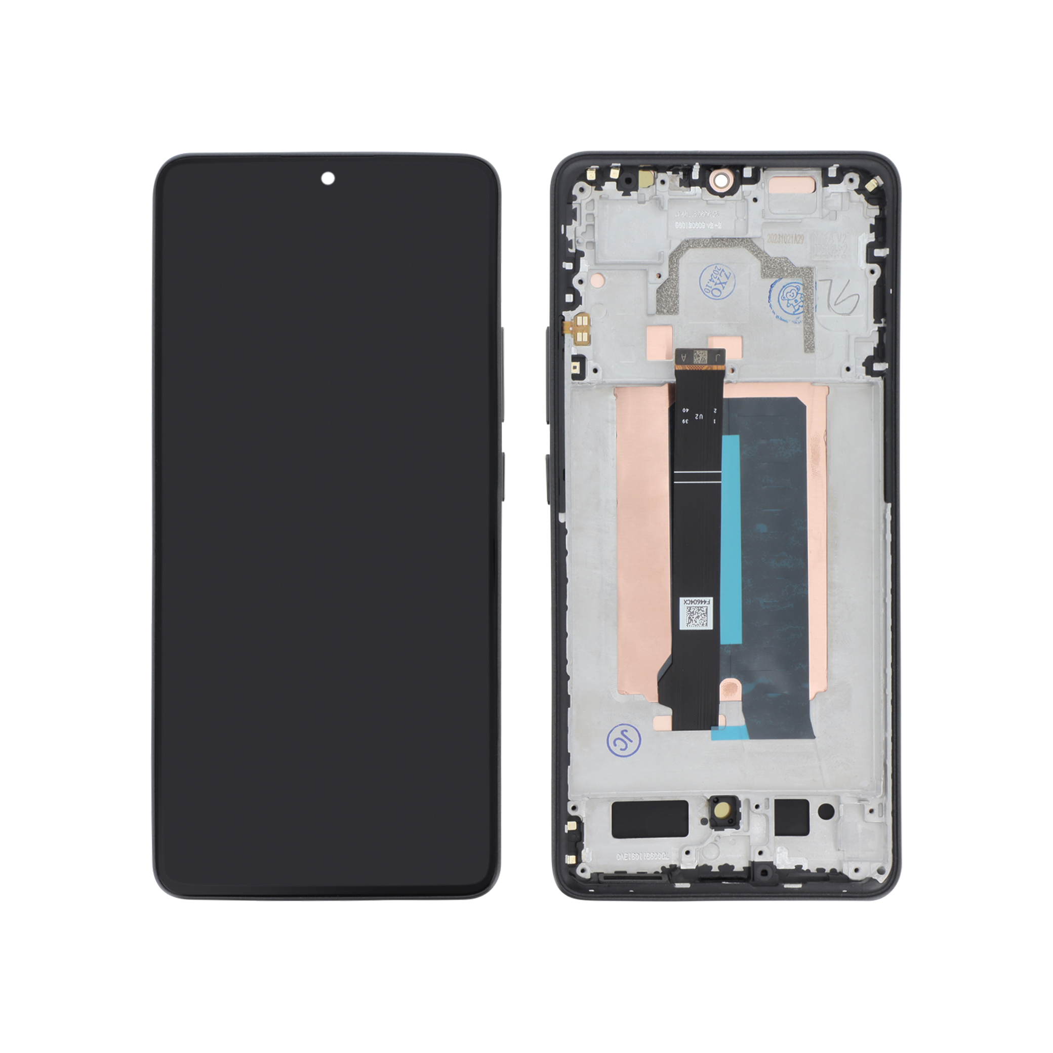 Display complet cu rama Reconditionat Black Poco X6 Pro