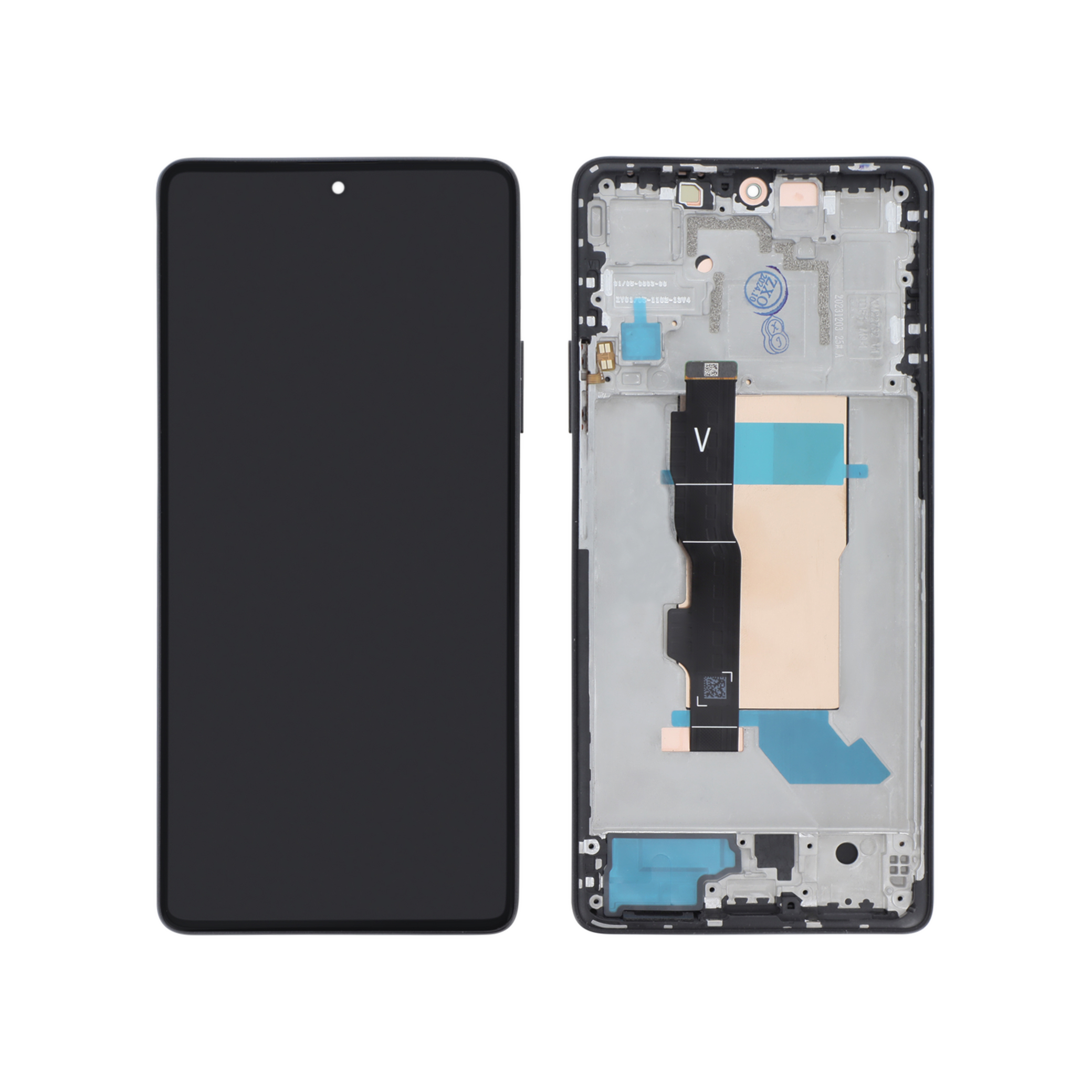 Display complet cu rama Poco F5 Black Reconditionat