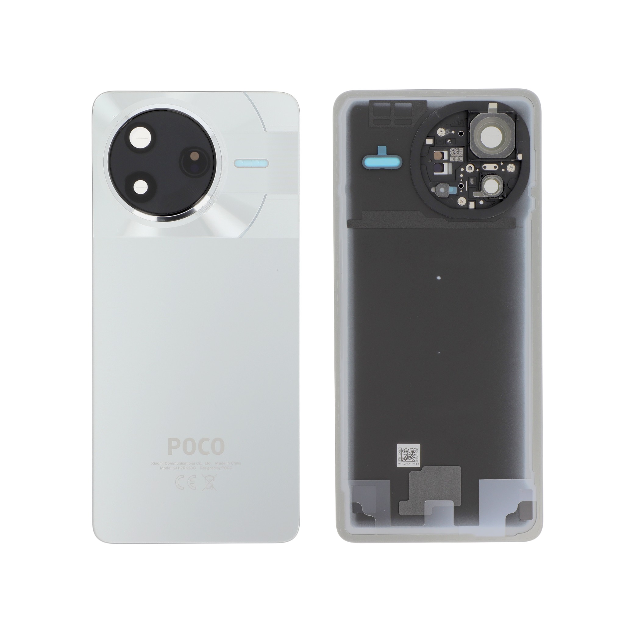 Capac spate Silver Xiaomi Poco F7 Pro 5G Service Pack
