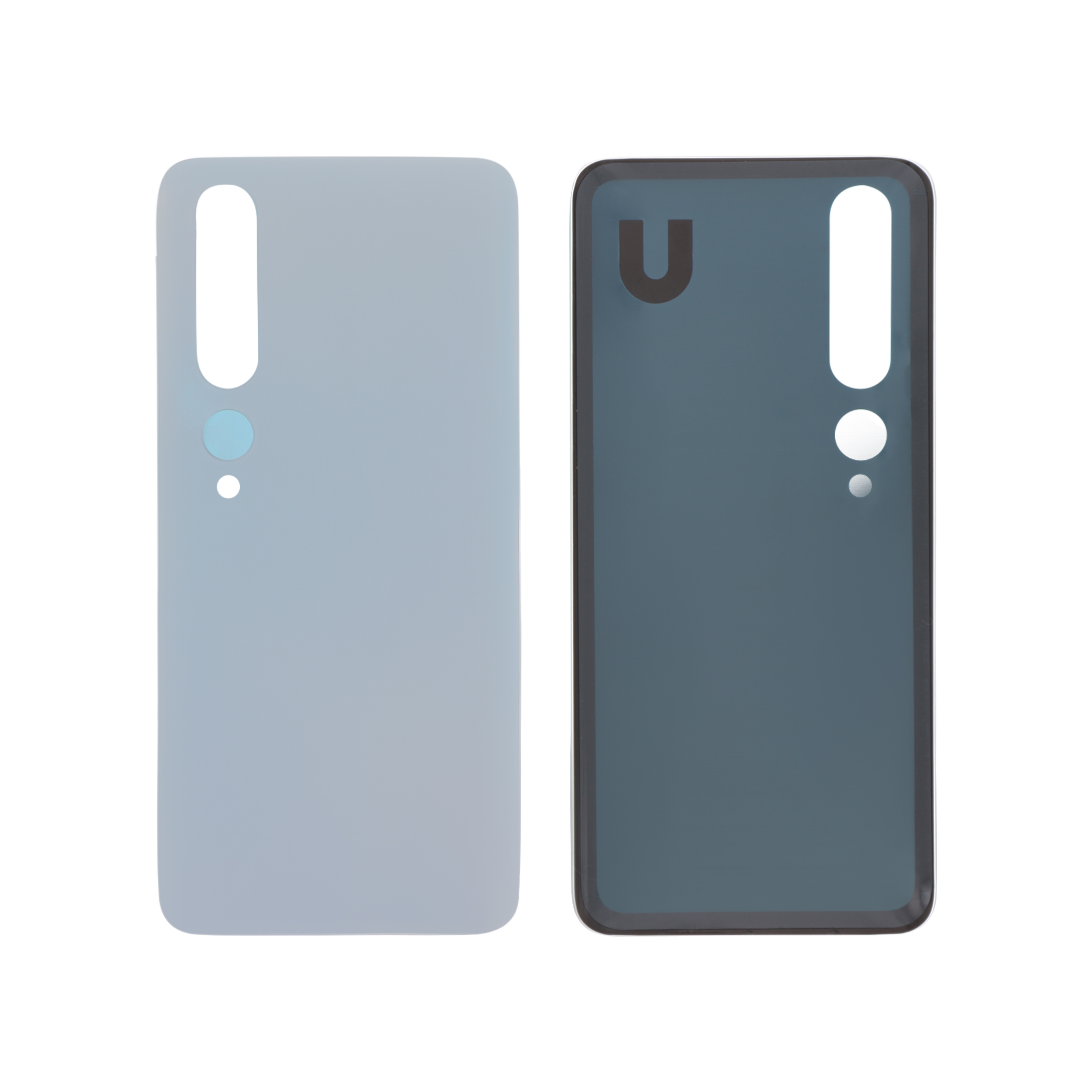 Capac spate White Xiaomi Mi 10 Pro 5G, fara logo, compatibil