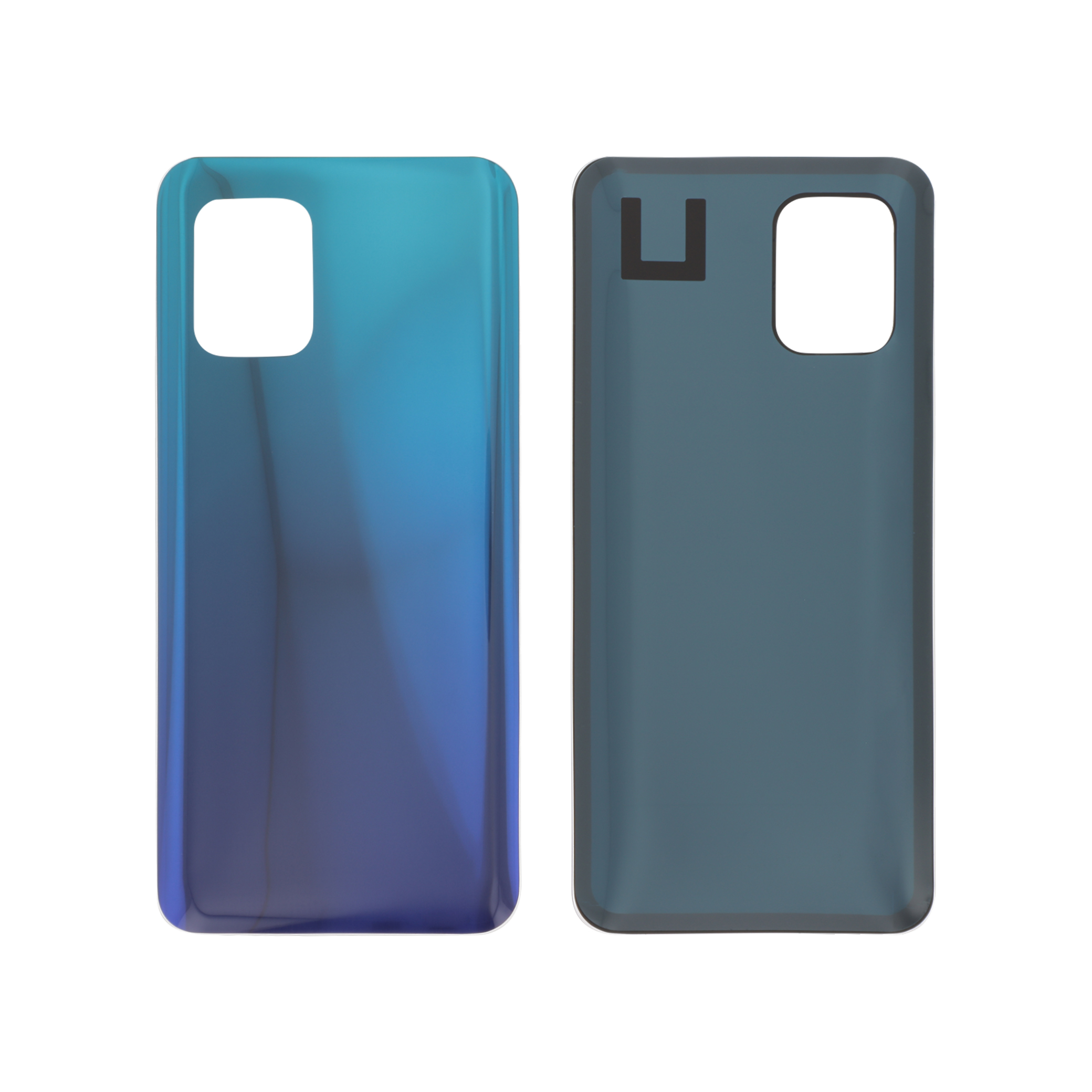 Capac spate Blue Xiaomi Mi 10 Lite 5G, fara logo, compatibil