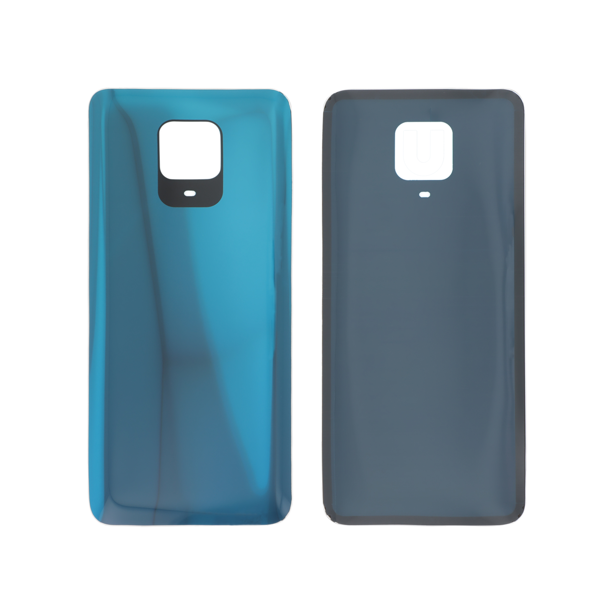 Capac spate Blue Xiaomi Redmi Note 9S, fara logo, compatibil
