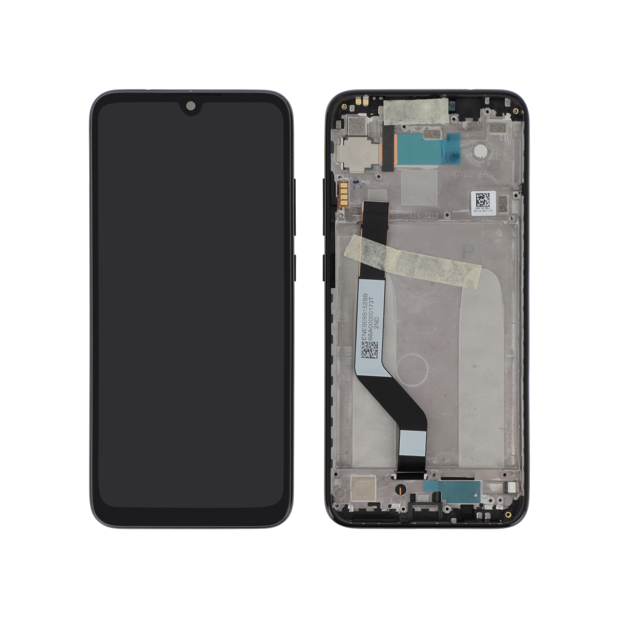 Display complet Xiaomi Redmi Note 7 Negru Service Pack