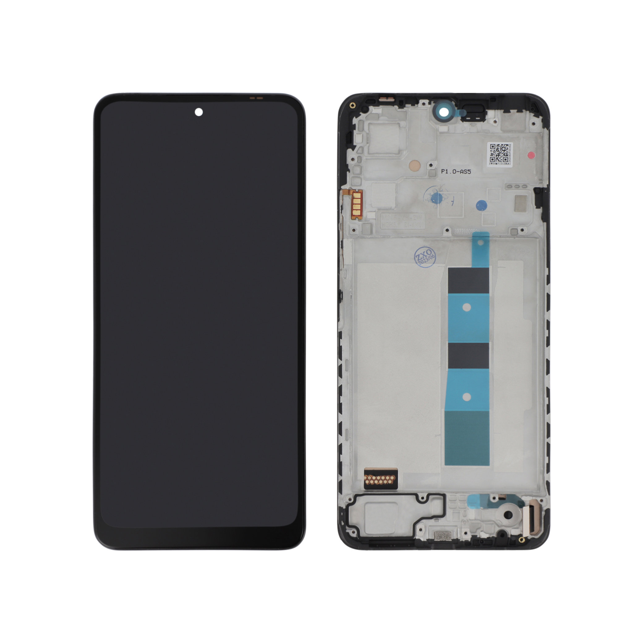 Display complet TFT cu rama Redmi Note 12 4G, Negru, Compatibil
