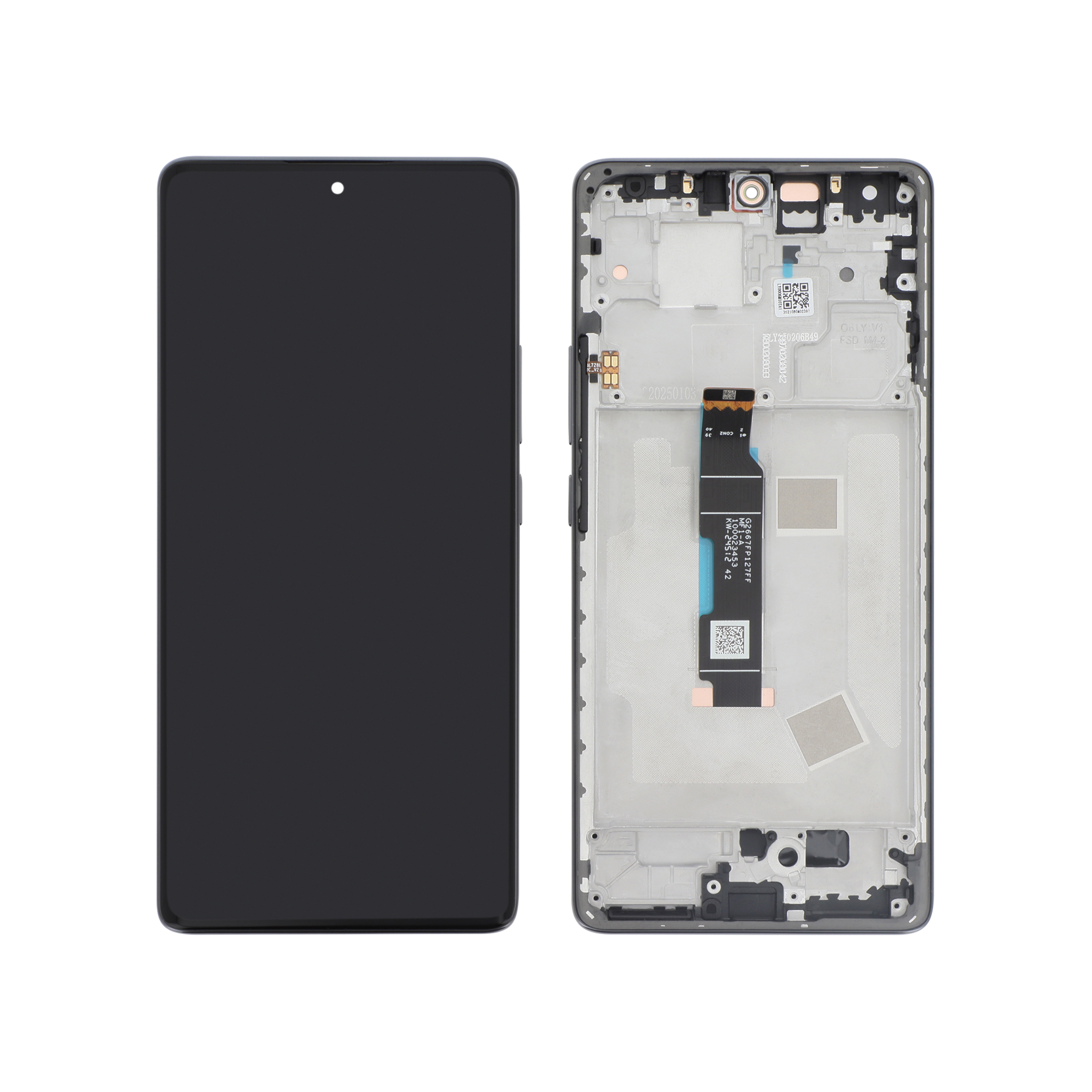 Display complet Xiaomi Redmi Note 14 Pro 4G Gri Service Pack