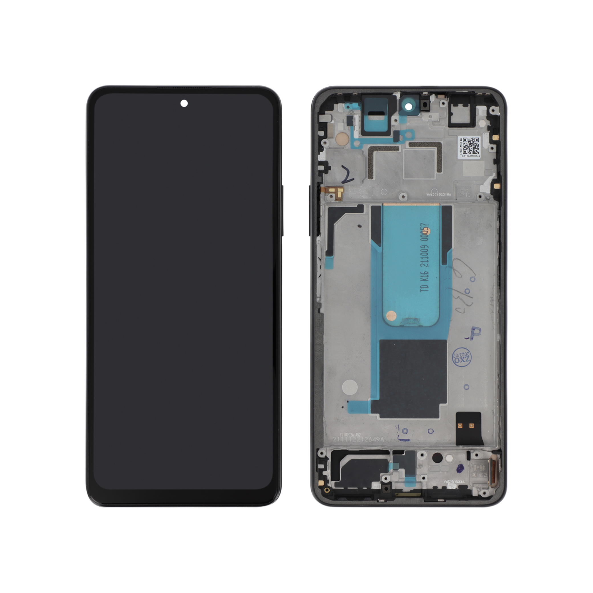 Display complet TFT Xiaomi Redmi Note 11 Pro+ 5G Negru cu ramă Compatibil