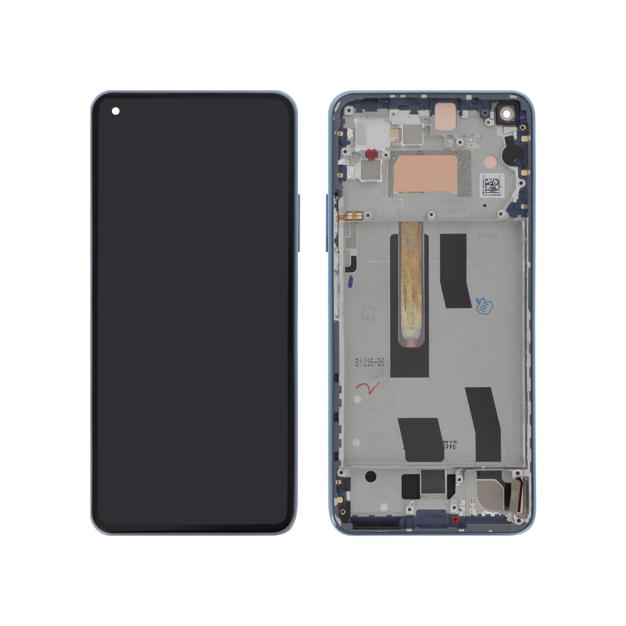 Display complet Xiaomi 11 Lite 5G NE Albastru Service Pack