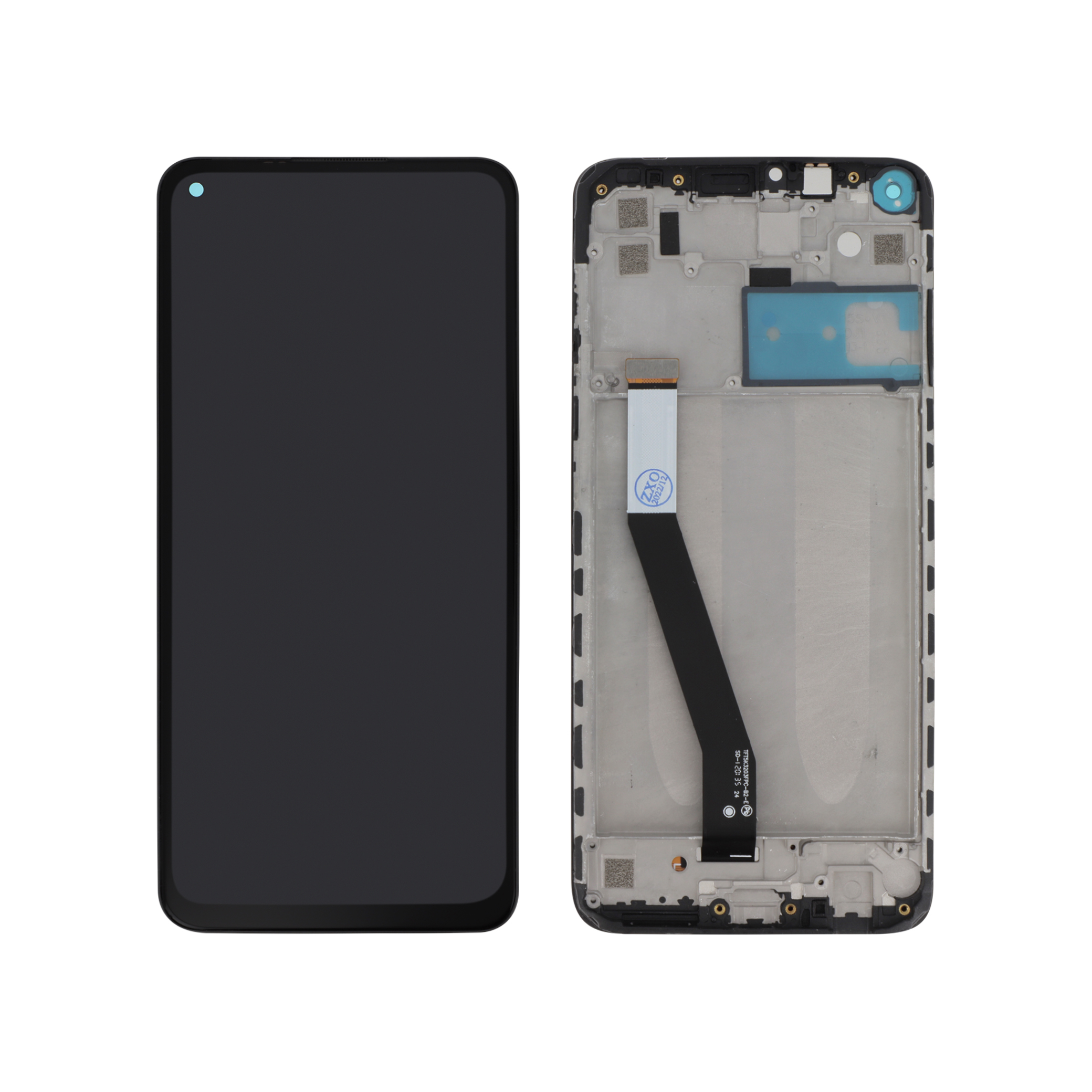 Display complet cu rama Xiaomi Redmi Note 9 Compatibil