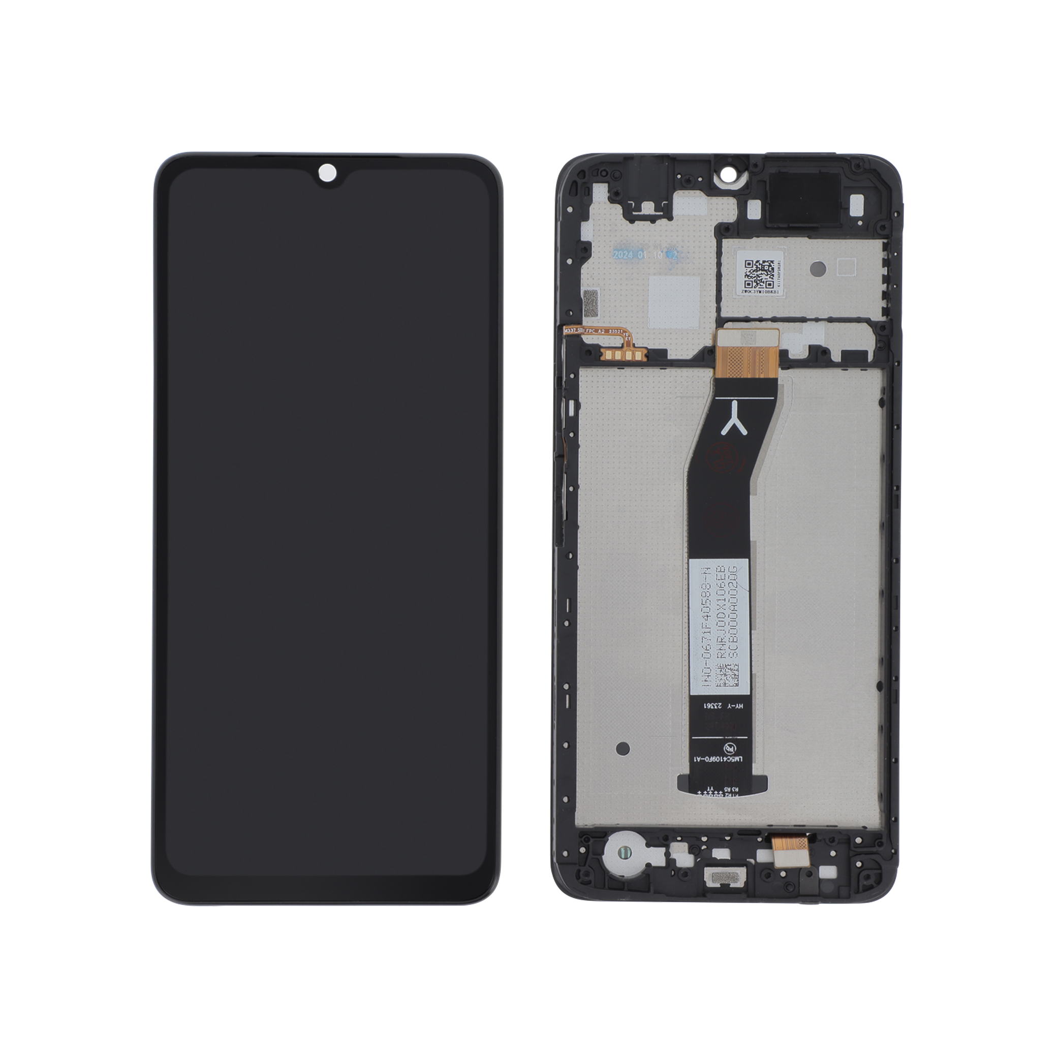 Display complet cu ramă Redmi A3 Compatibil