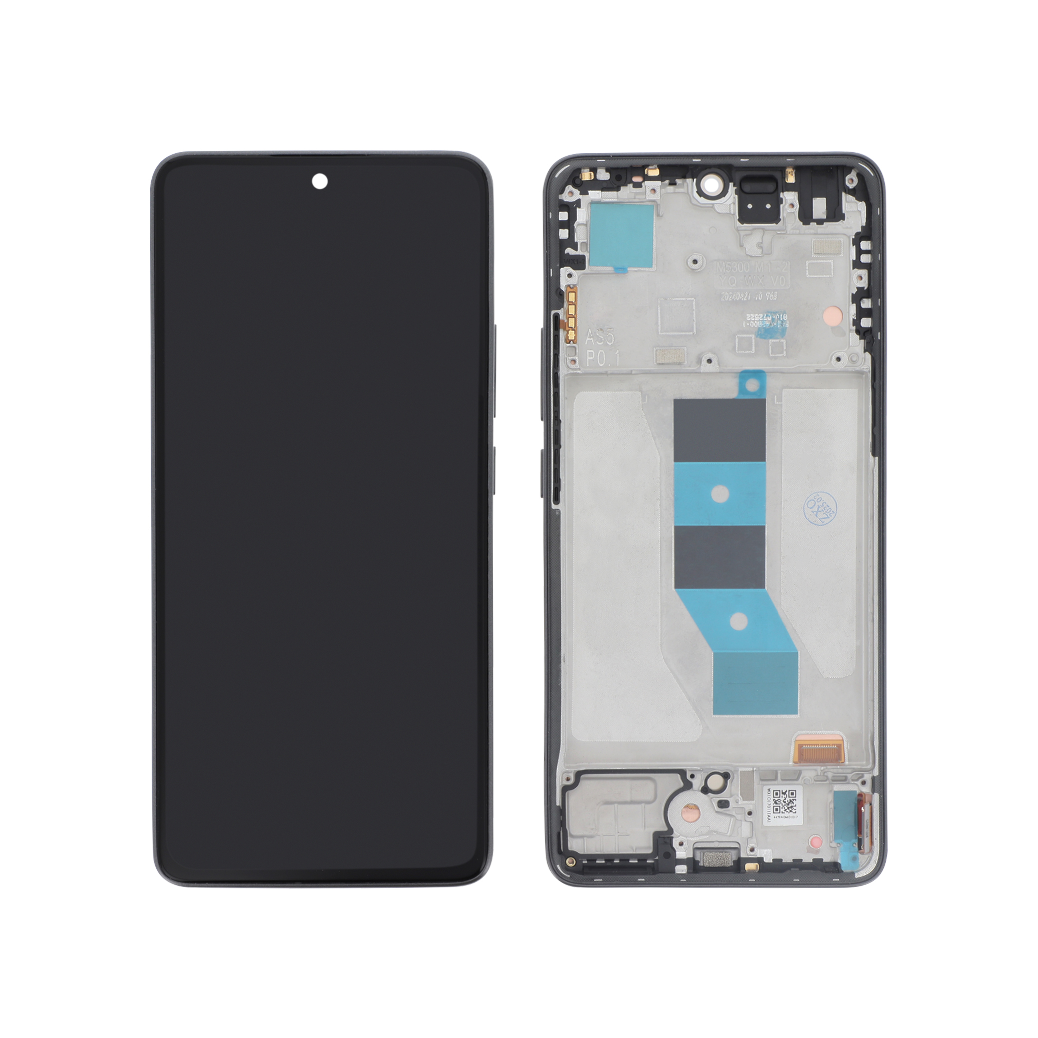 Display complet cu ramă Xiaomi Redmi Note 14 5G Black Reconditionat