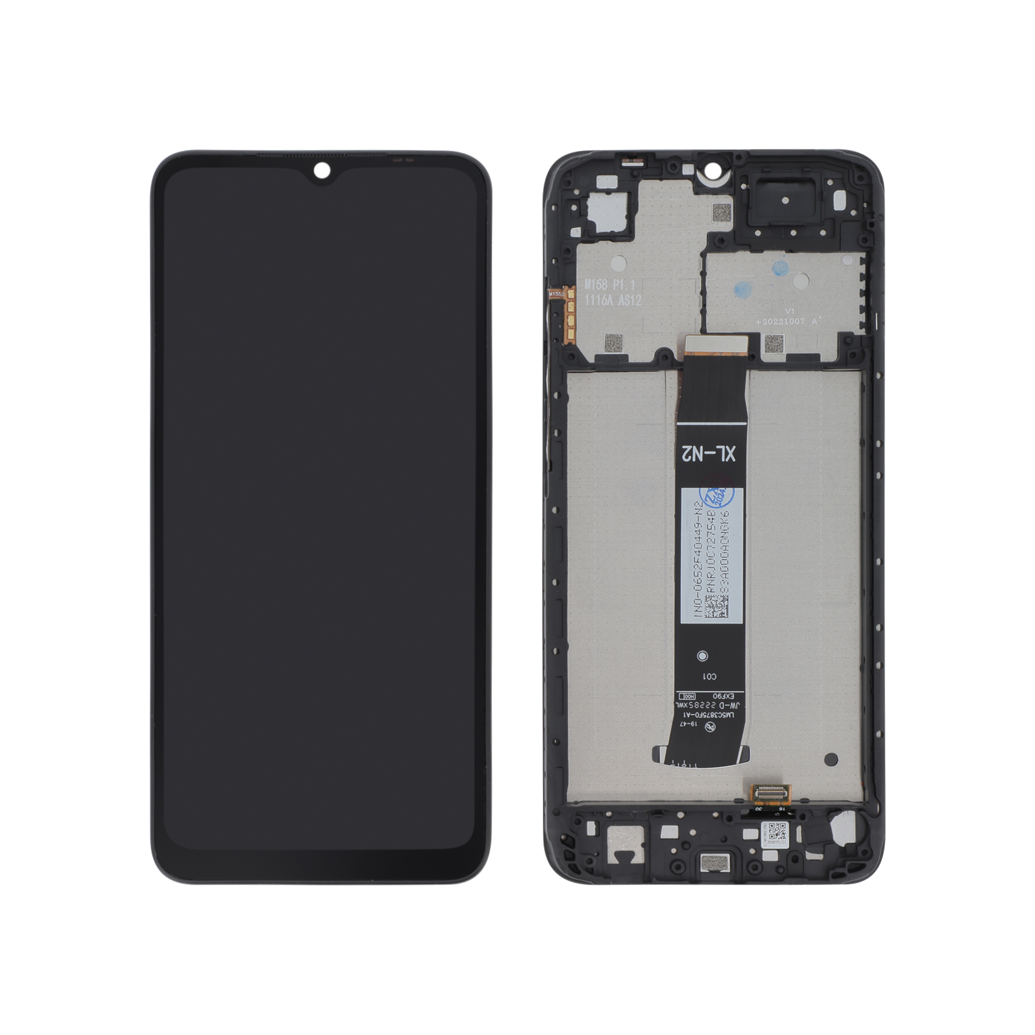 Display complet cu ramă Redmi A2 Compatibil