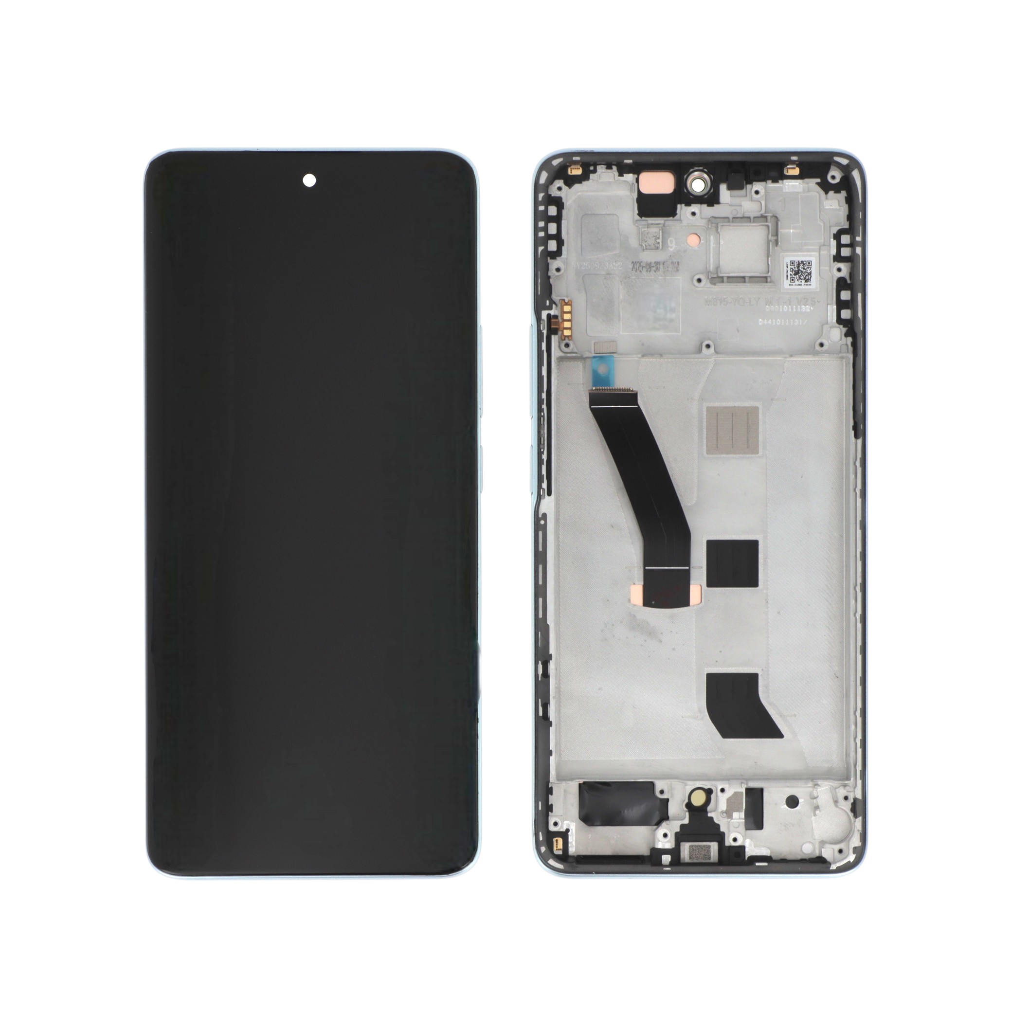 Display complet cu ramă Xiaomi Redmi Note 15 5G Albastru Reconditionat