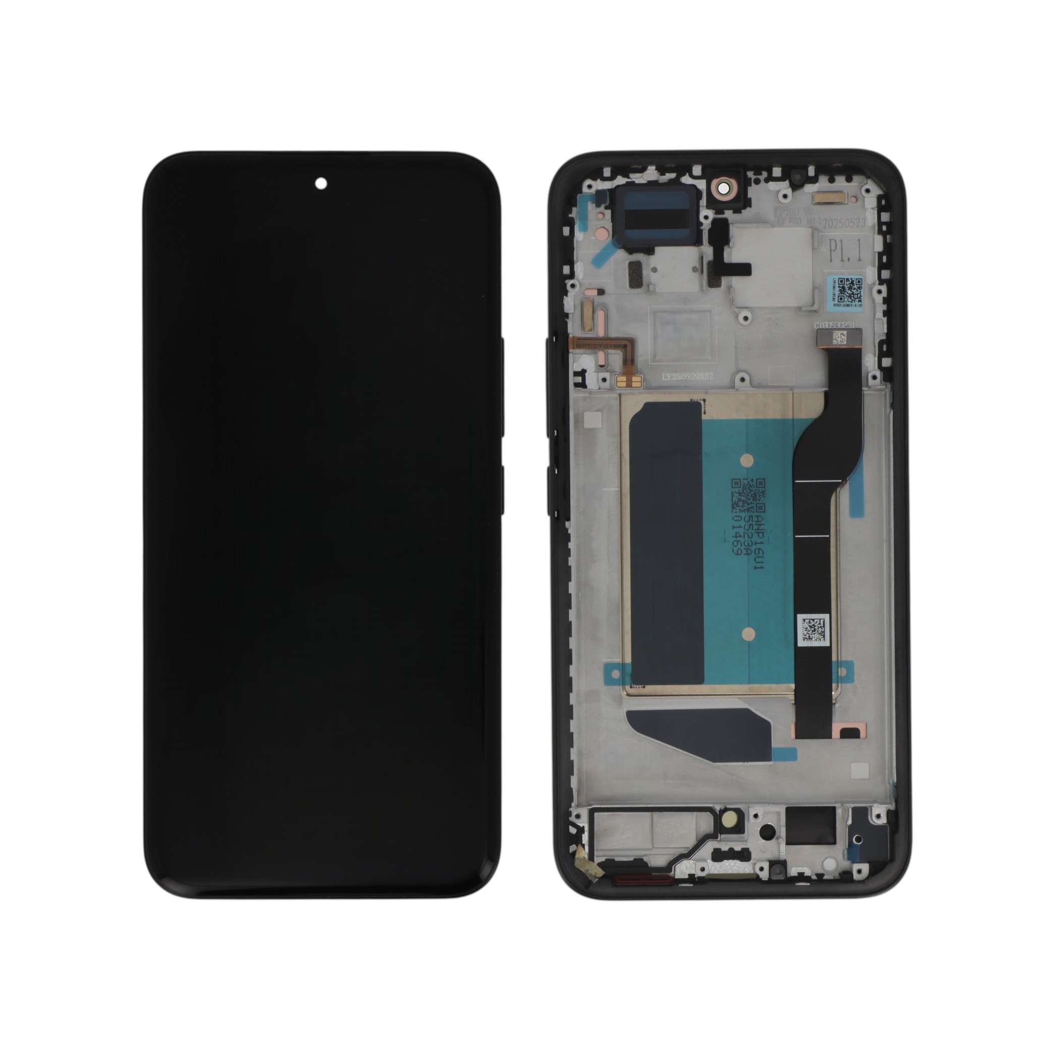 Display complet cu ramă Xiaomi Redmi Note 15 Pro+ 5G Black Reconditionat