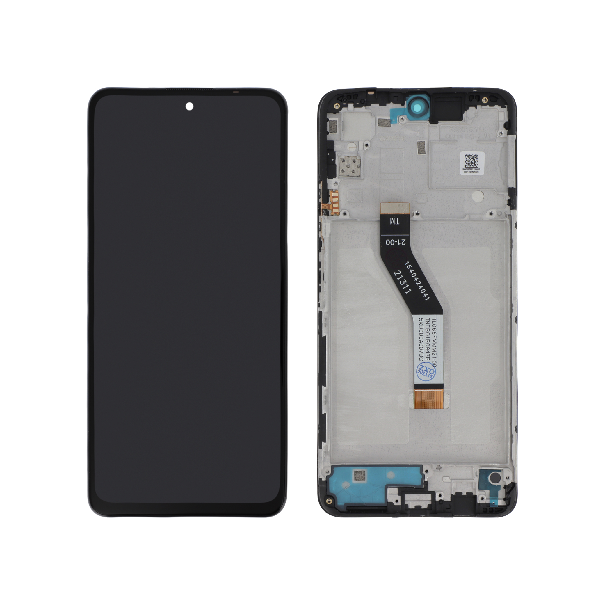 Display complet cu ramă Xiaomi Redmi Note 11S 5G Negru Compatibil