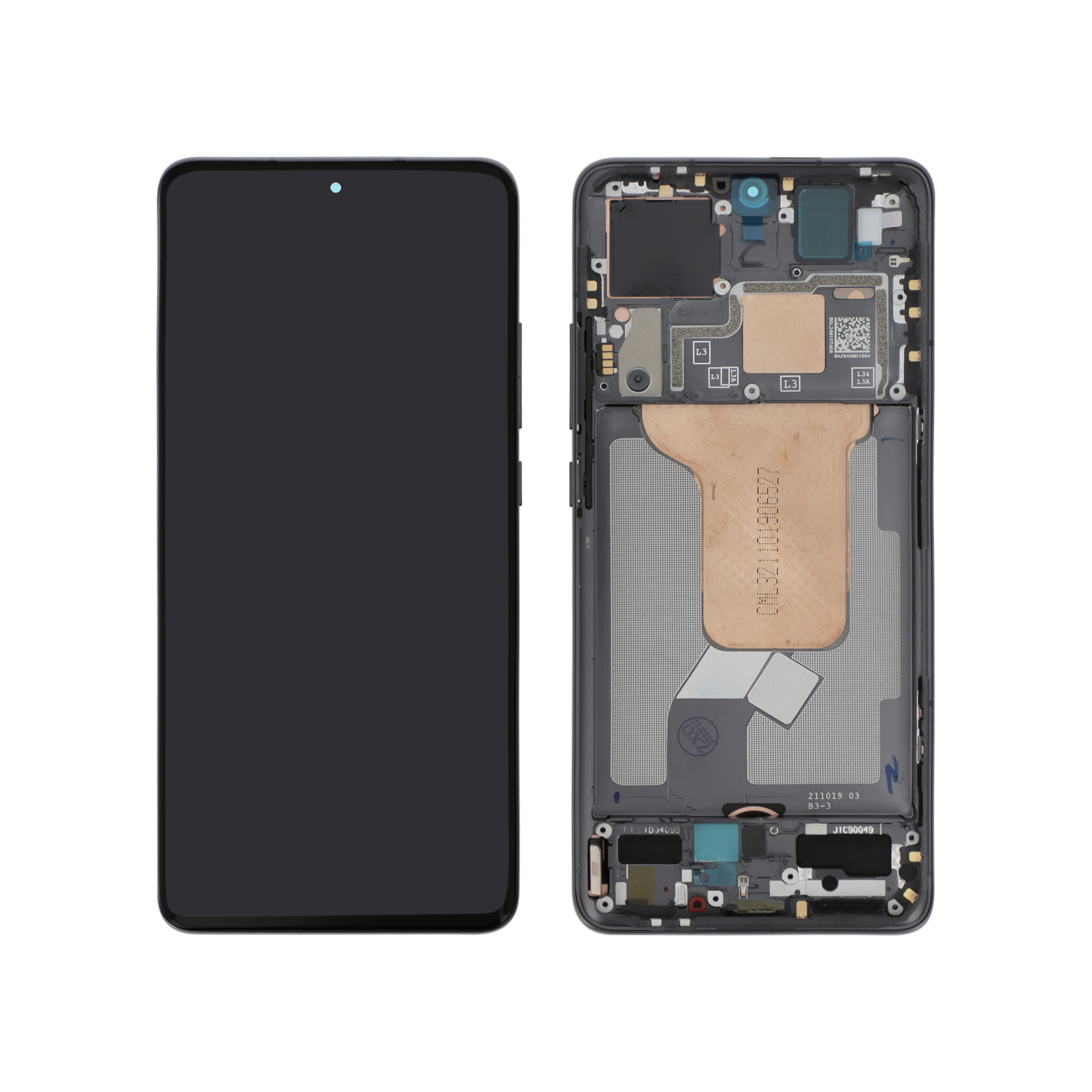 Display complet cu ramă Reconditionat Xiaomi 12 / 12X Black