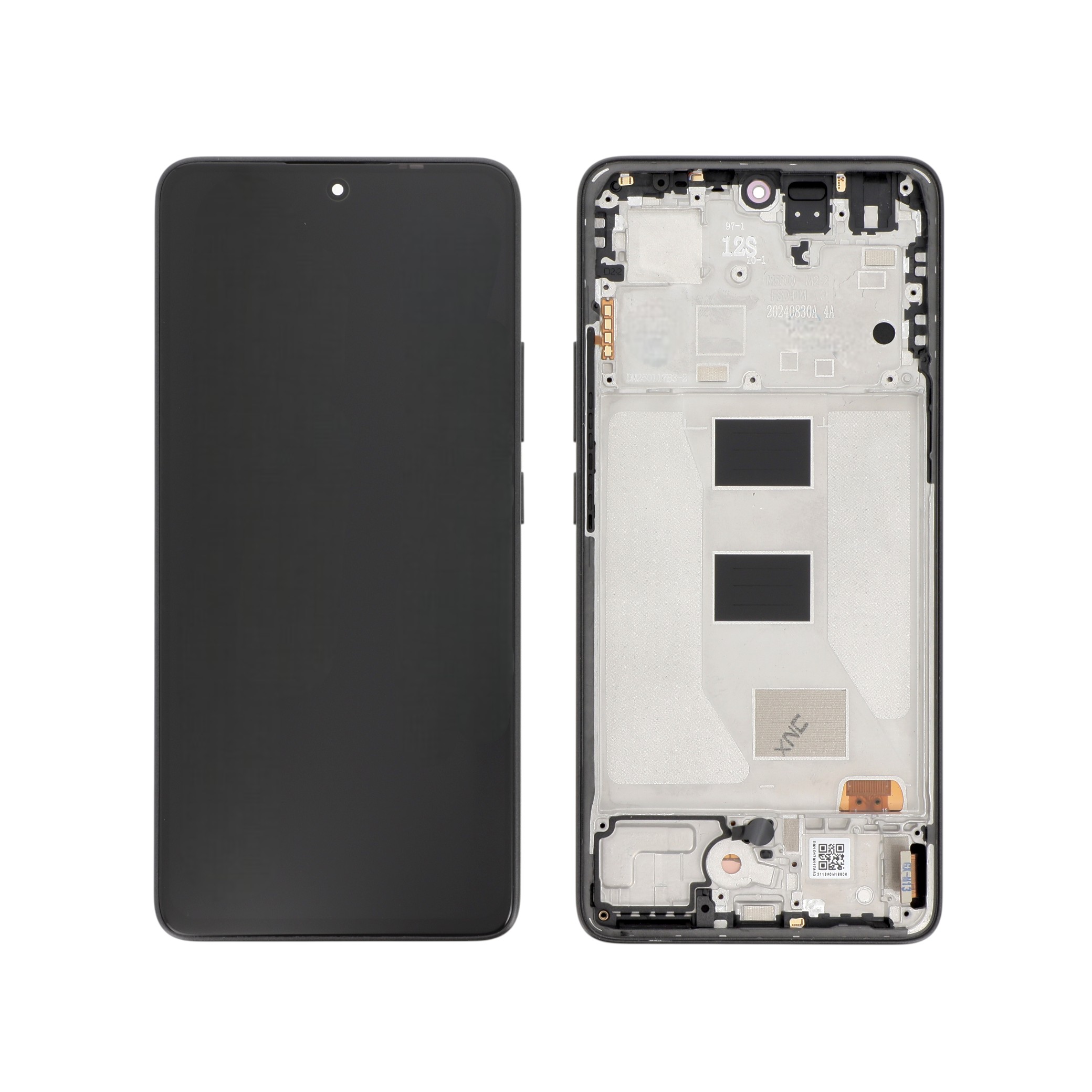 Display complet cu rama Black Redmi Note 14 5G Reconditionat