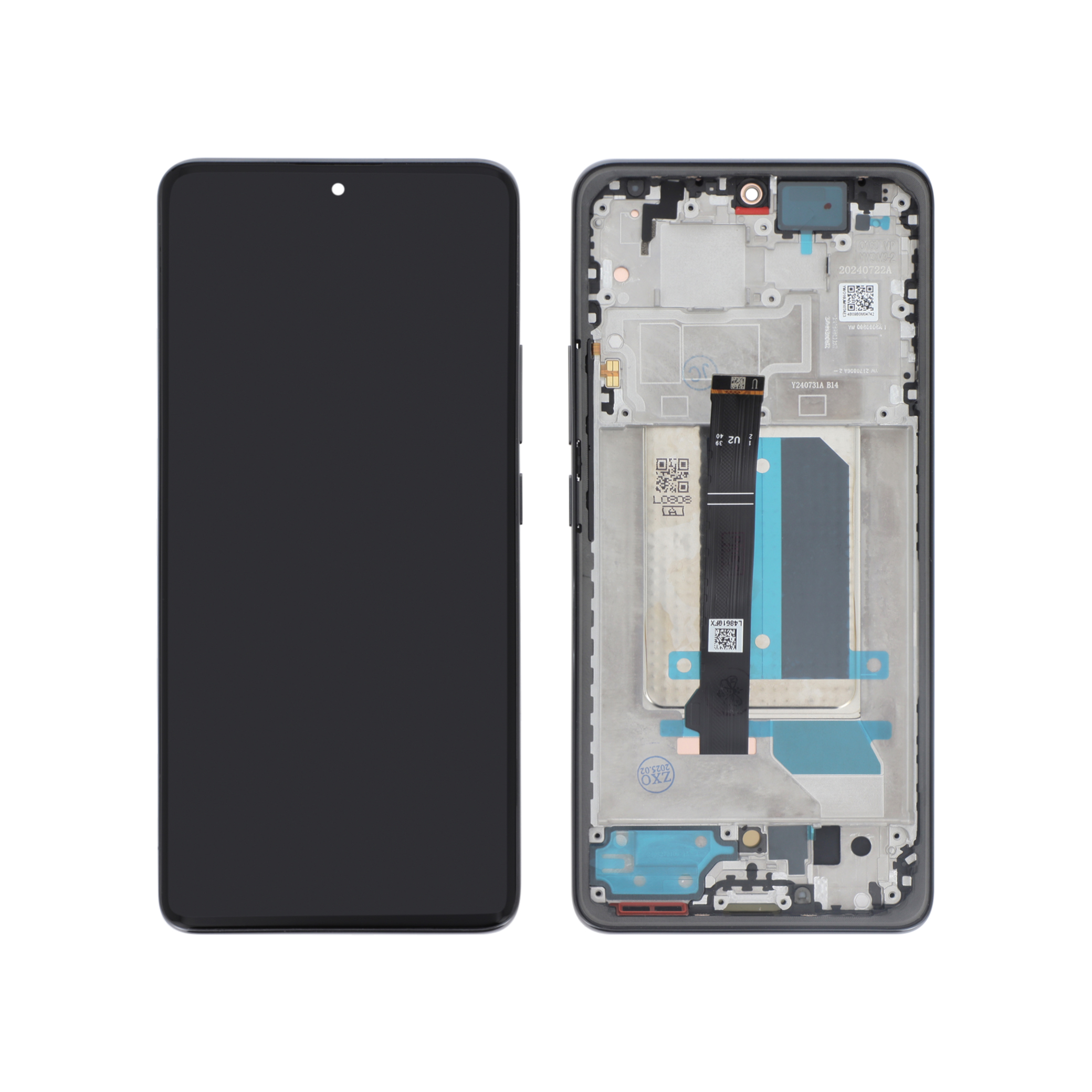 Display complet cu ramă Black Redmi Note 14 Pro+ 5G Reconditionat