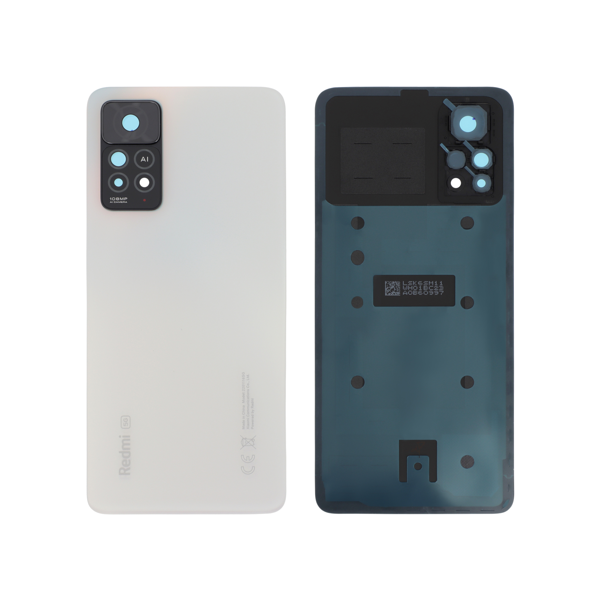 Capac spate White Polar Xiaomi Redmi Note 11 Pro 5G Service Pack