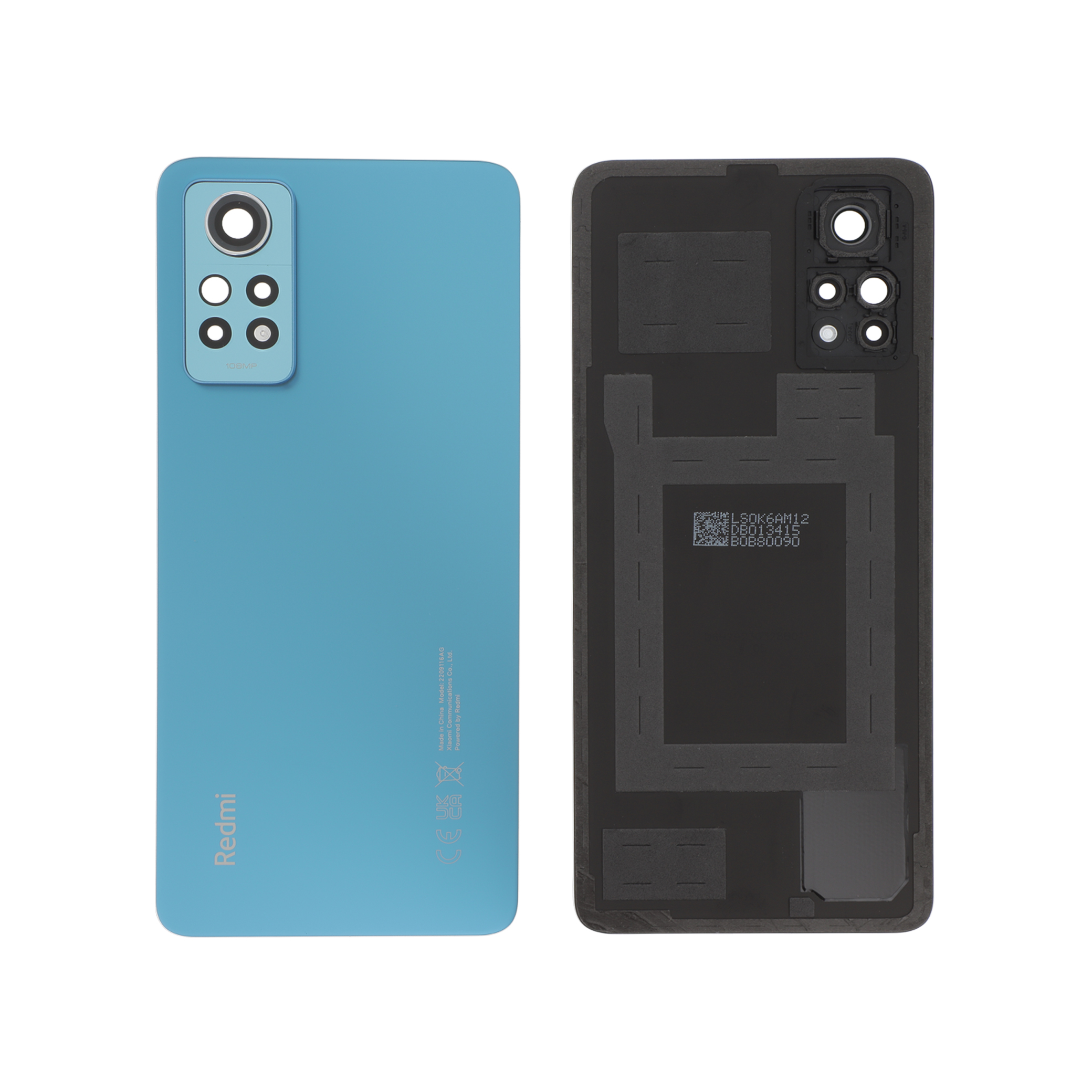 Capac spate Blue Glacier Xiaomi Redmi Note 12 Pro 4G Service Pack