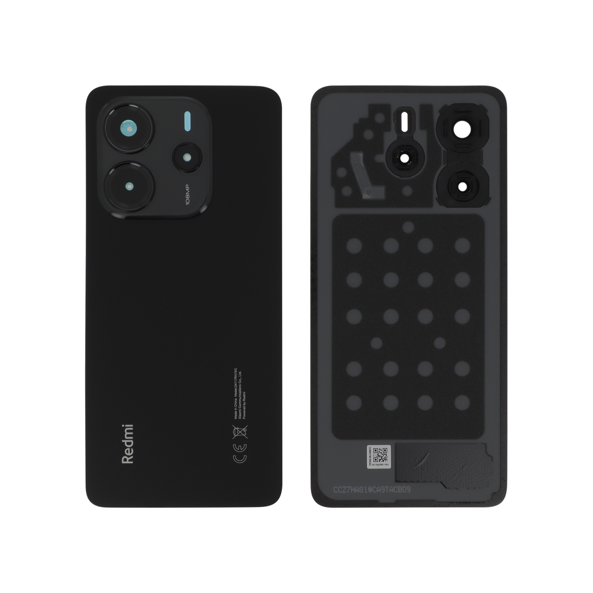 Capac spate Black Xiaomi Redmi Note 14 4G Service Pack