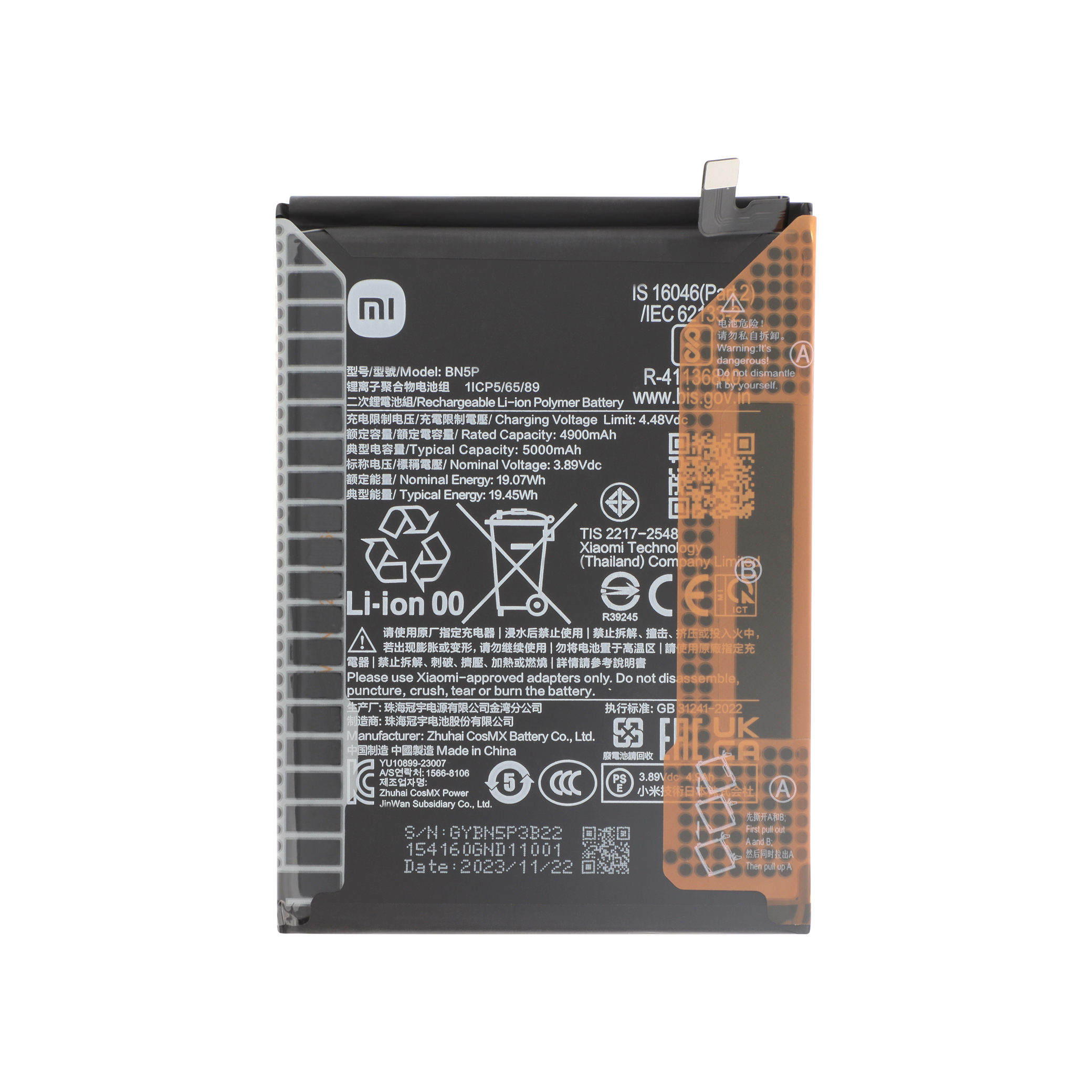 Baterie BN5P Xiaomi Redmi Note 13 4G Service Pack