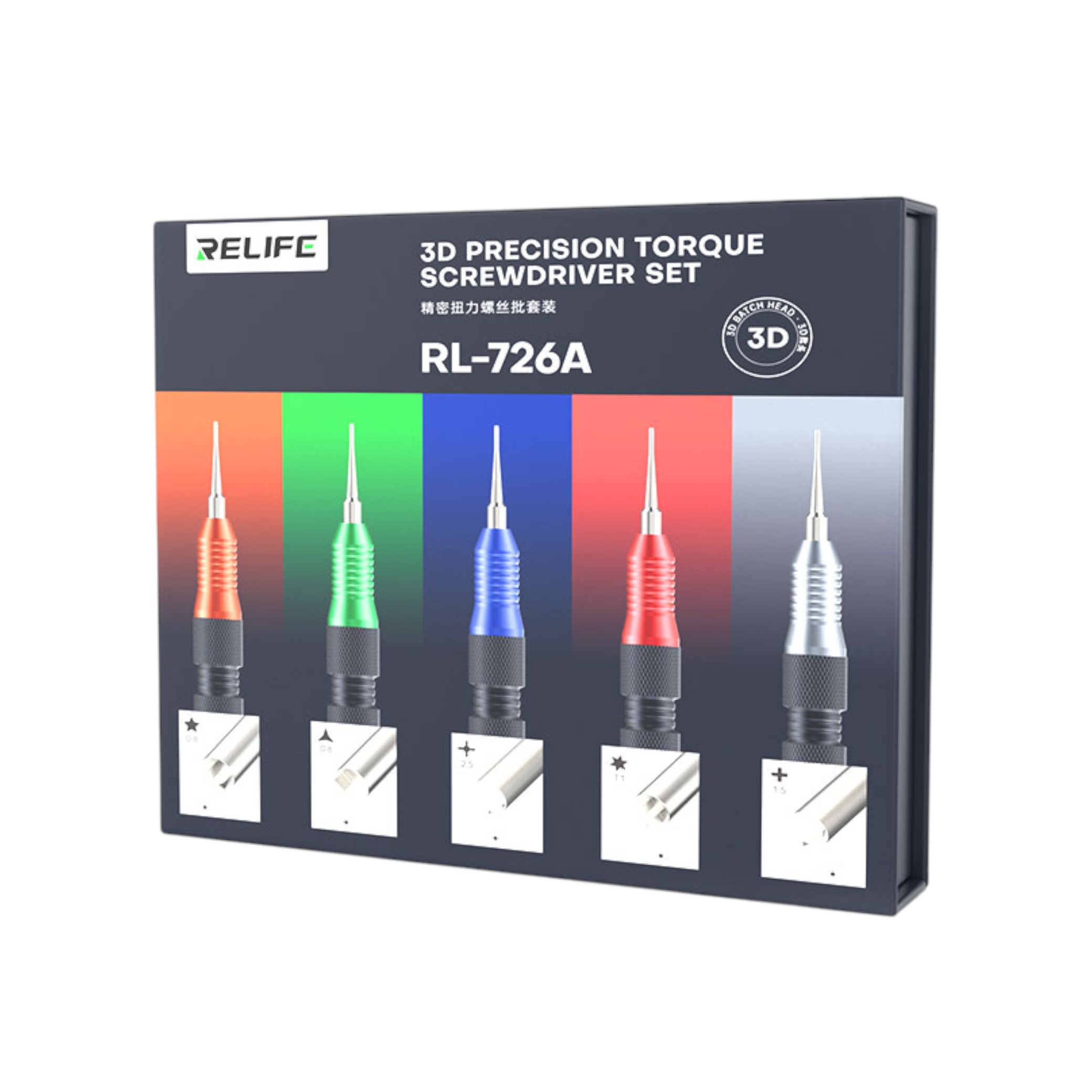 Set surubelnite precizie ReLife RL-726A 5 piese
