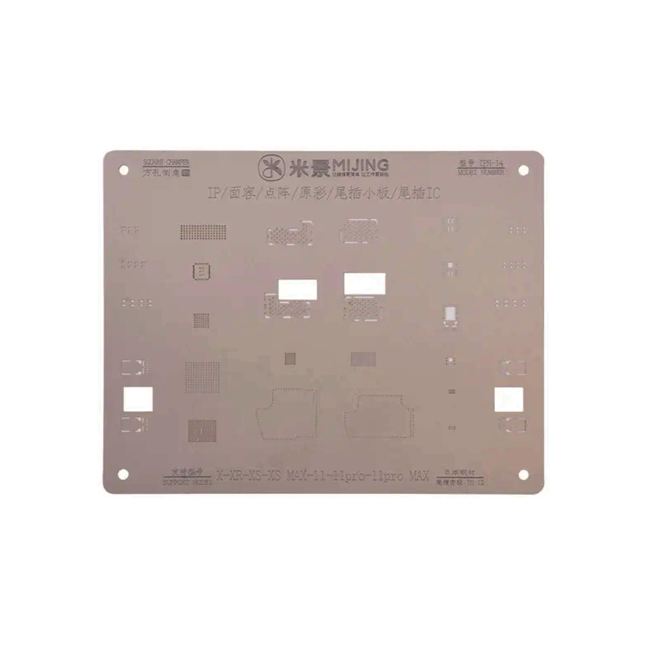 Stencil reballing Dot Projector Face ID iPhone X-11 Pro Max IPH-14