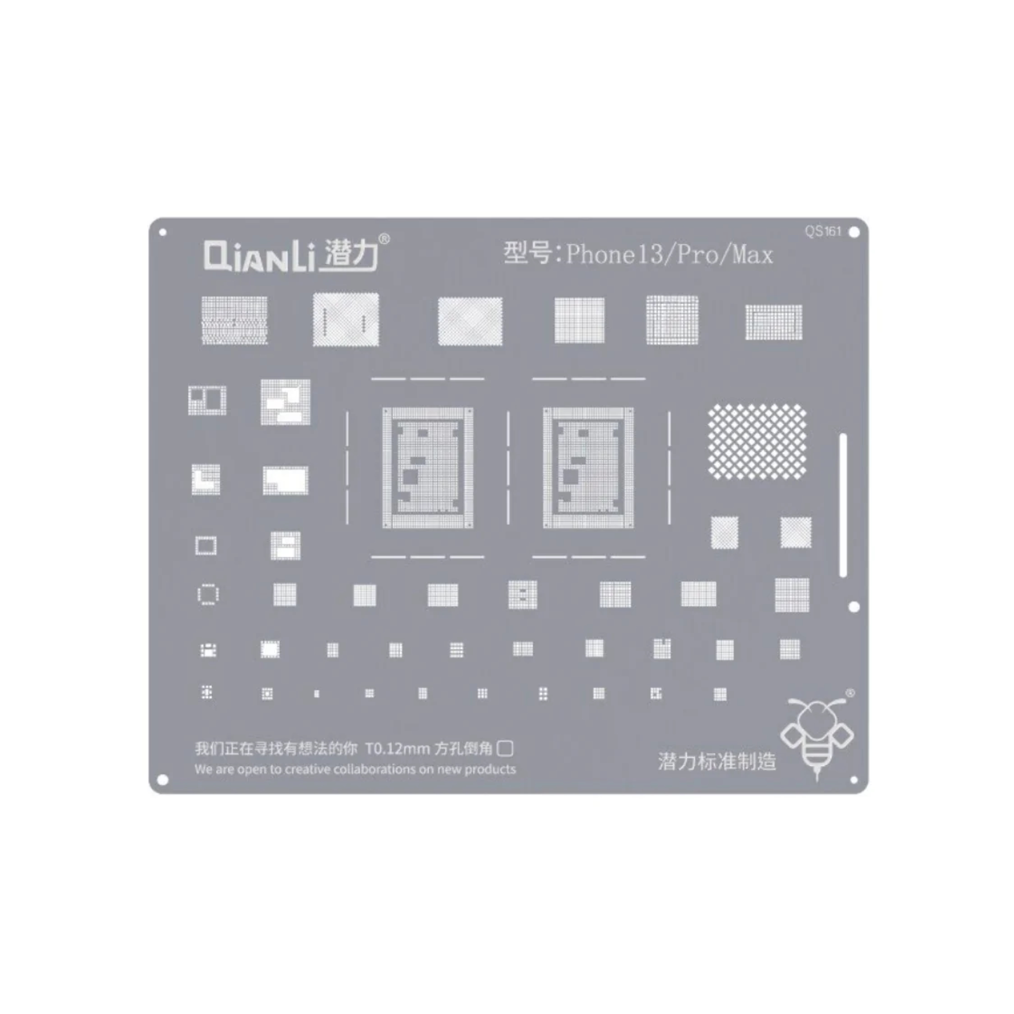 Stencil reballing Qianli Bumblebee QS161 iPhone 13 Series