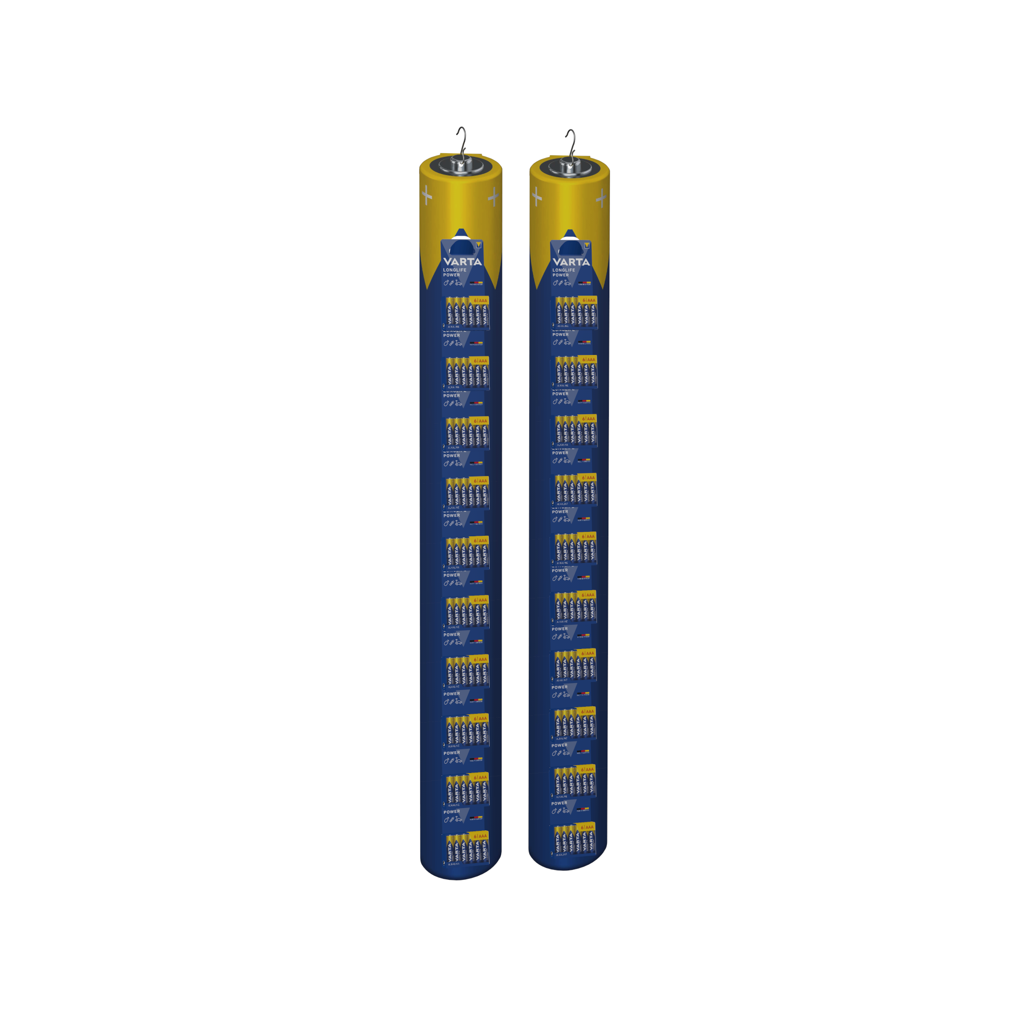 Suport suspendat cilindric VARTA baterii LLP 10x Blue