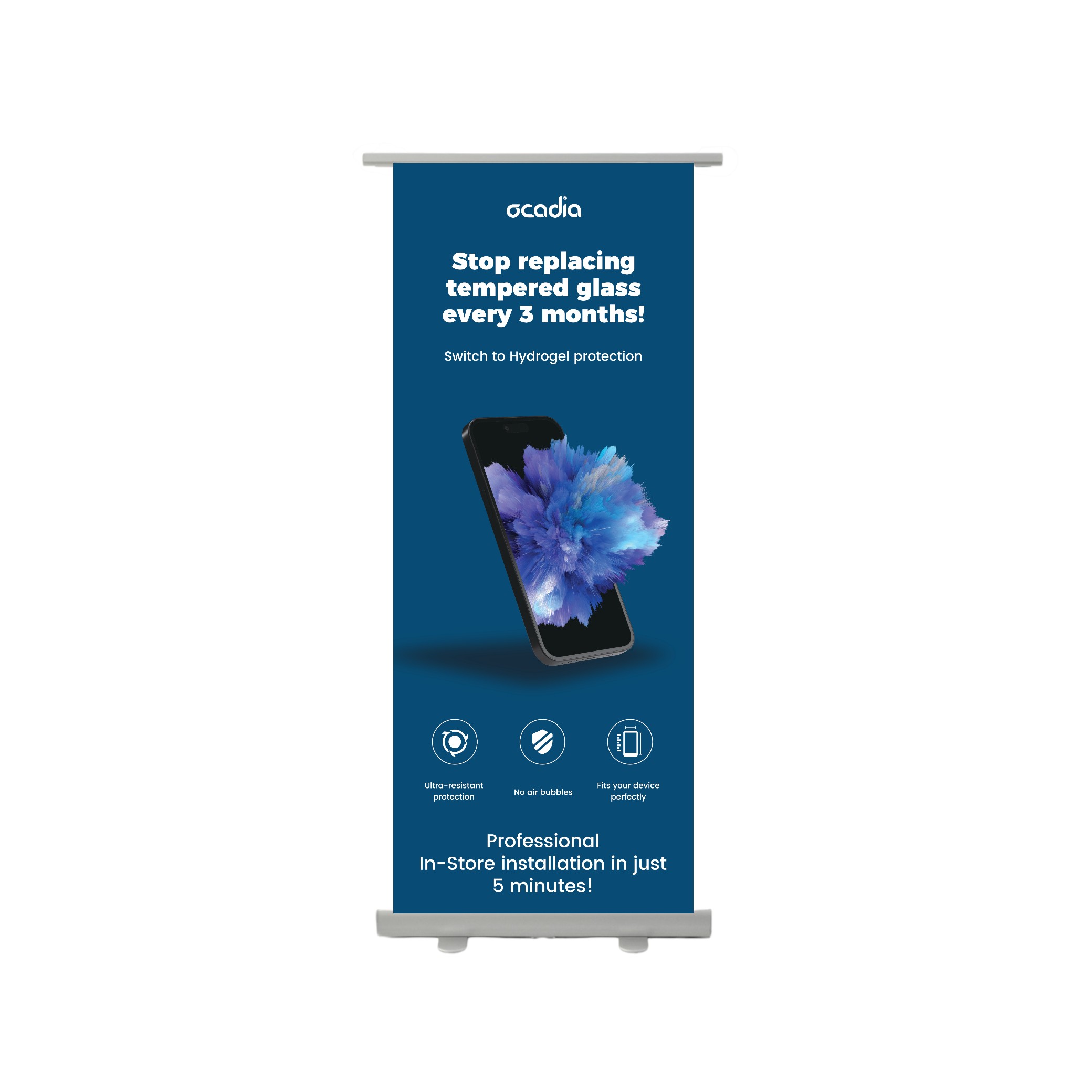 Roll-Up POS OCADIA 80x200 cm EN