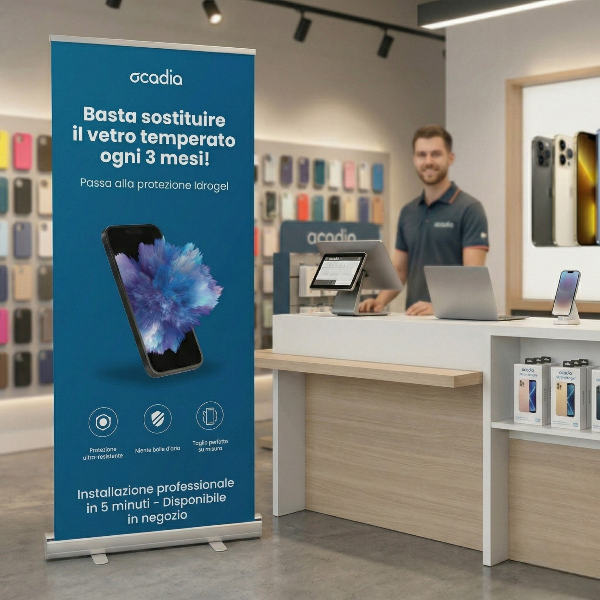 Roll-Up POS 80x200 cm Italian