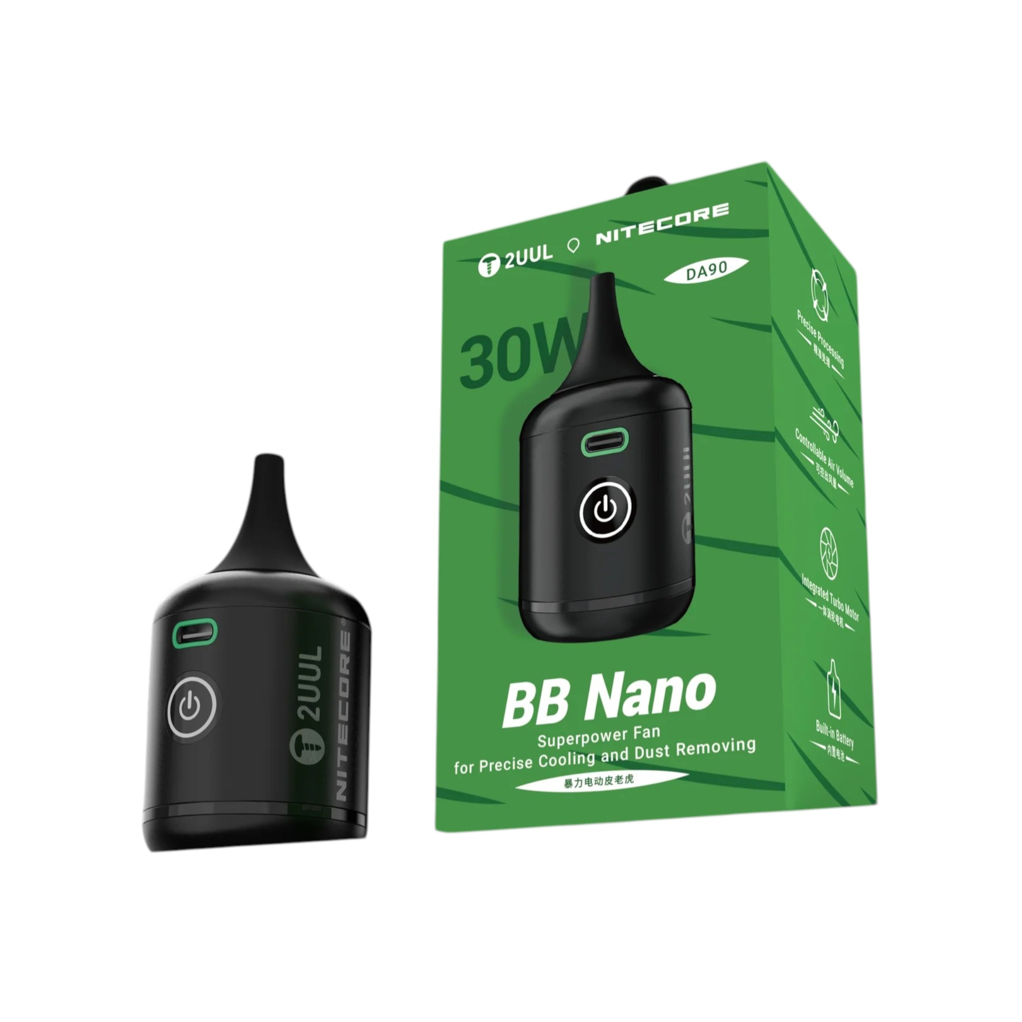 Ventilator mini de precizie 30W 2UUL BB Nano DA90