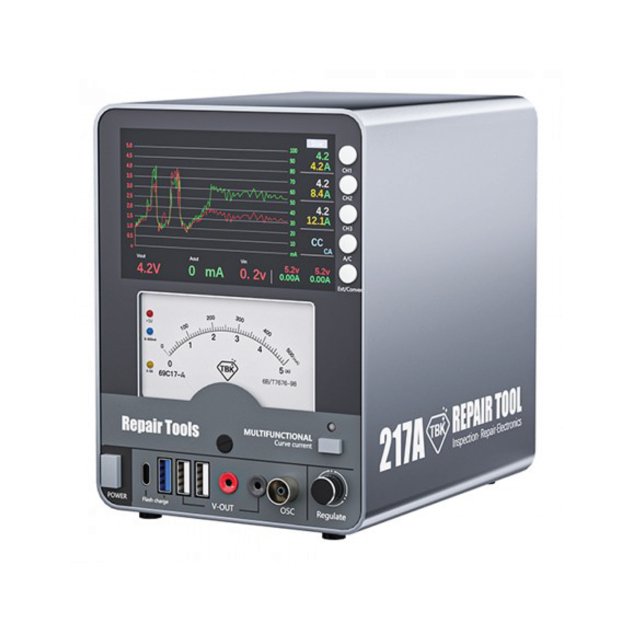 Sursa alimentare cu osciloscop TBK-217A 150W cu diagnoză
