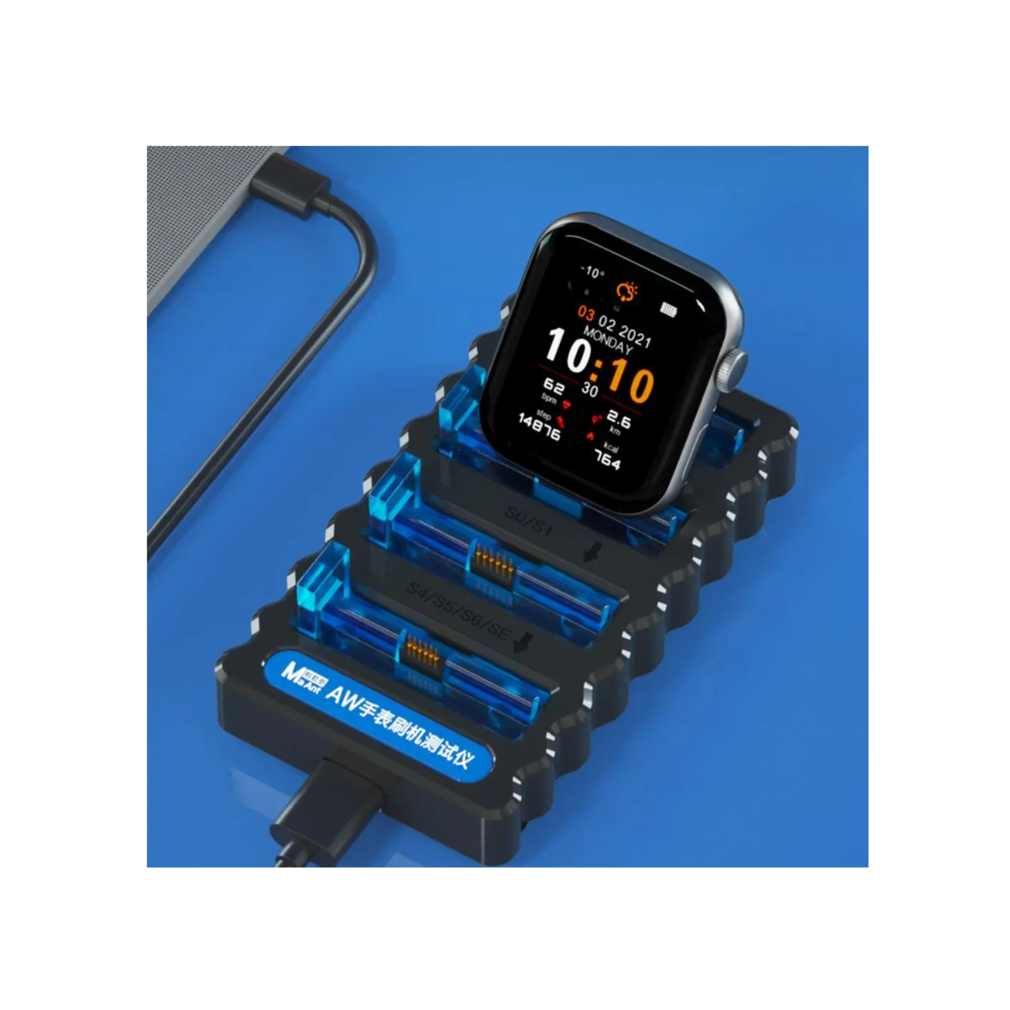 Tester diagnostic si restaurare watchOS Apple Watch Series 0-6 cu diagnoză