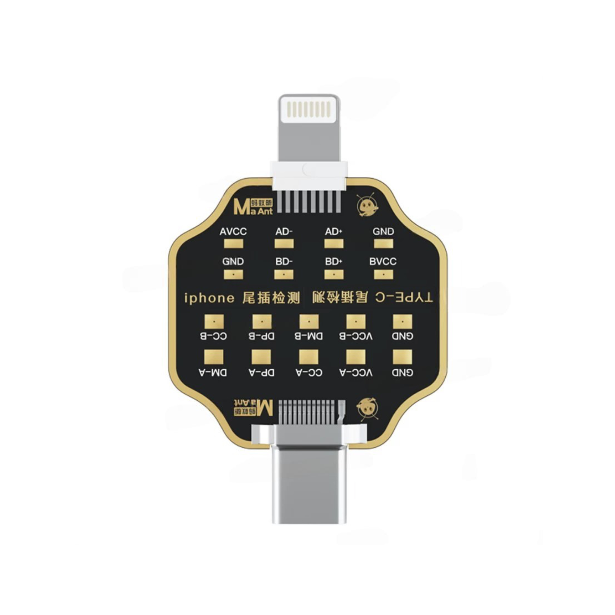 Tester diagnostic conector Lightning / Type-C MAANT WX-01 cu diagnoză